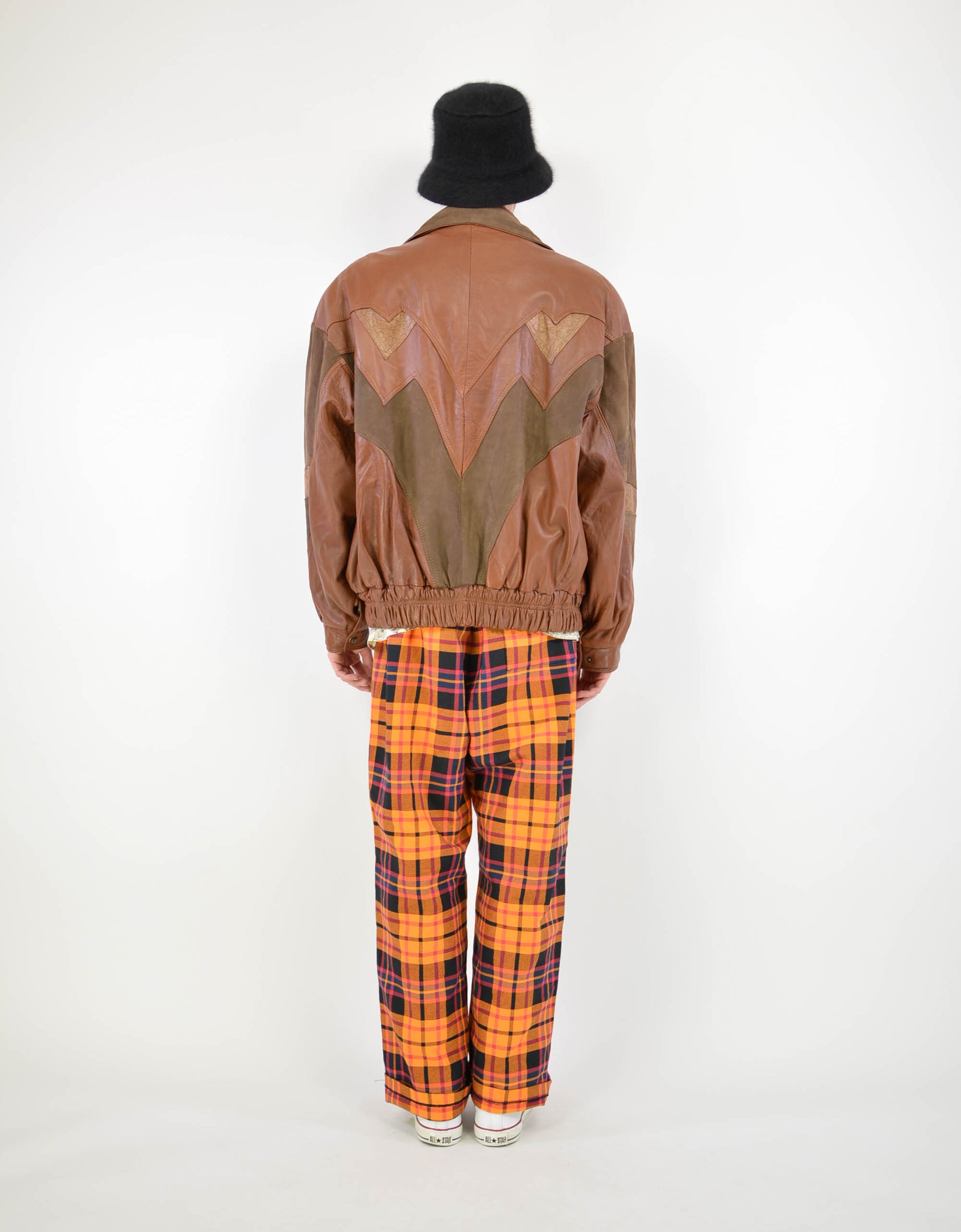 80s leather jacket - PICKNWEIGHT - VINTAGE KILO STORE