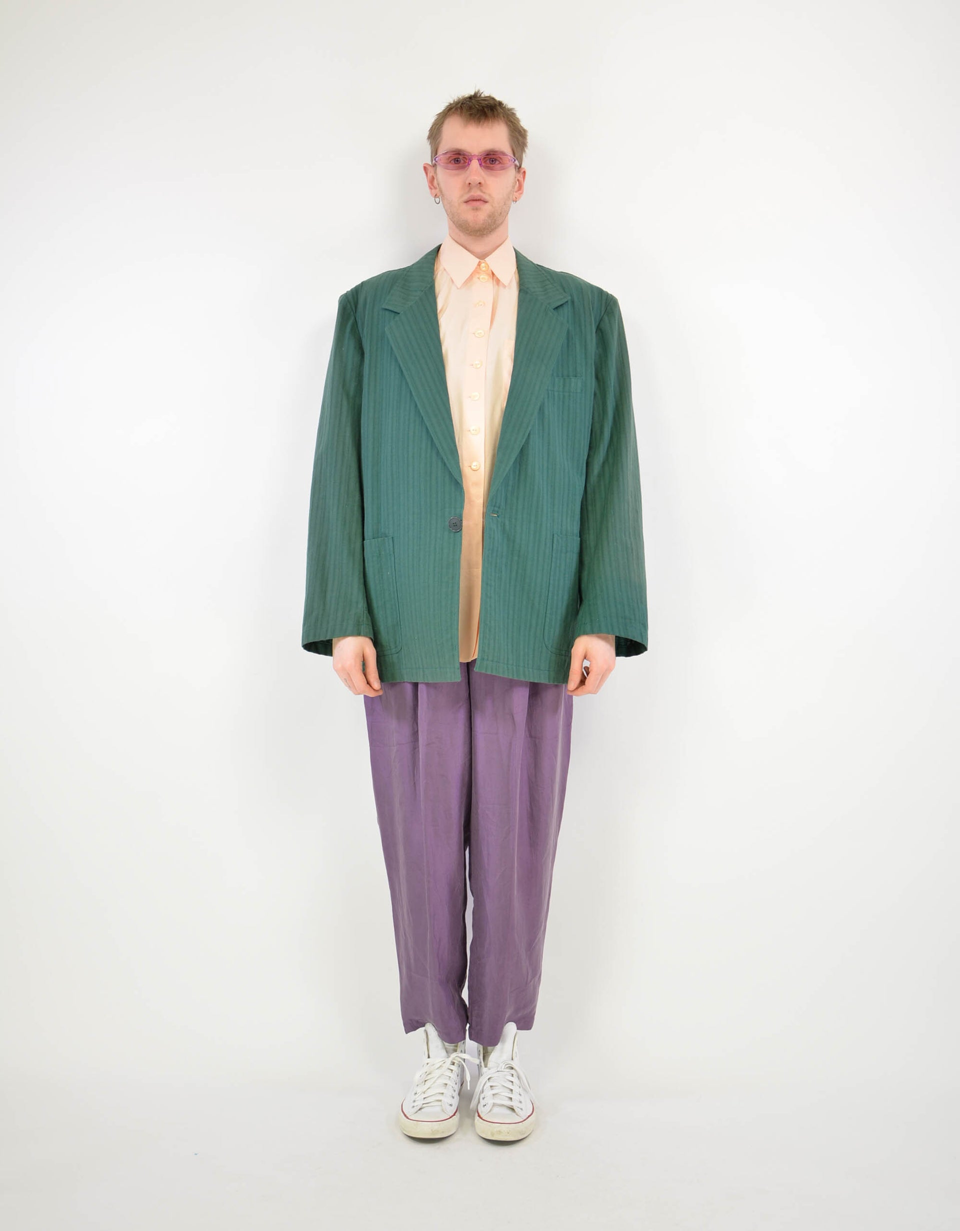 80s green blazer - PICKNWEIGHT - VINTAGE KILO STORE