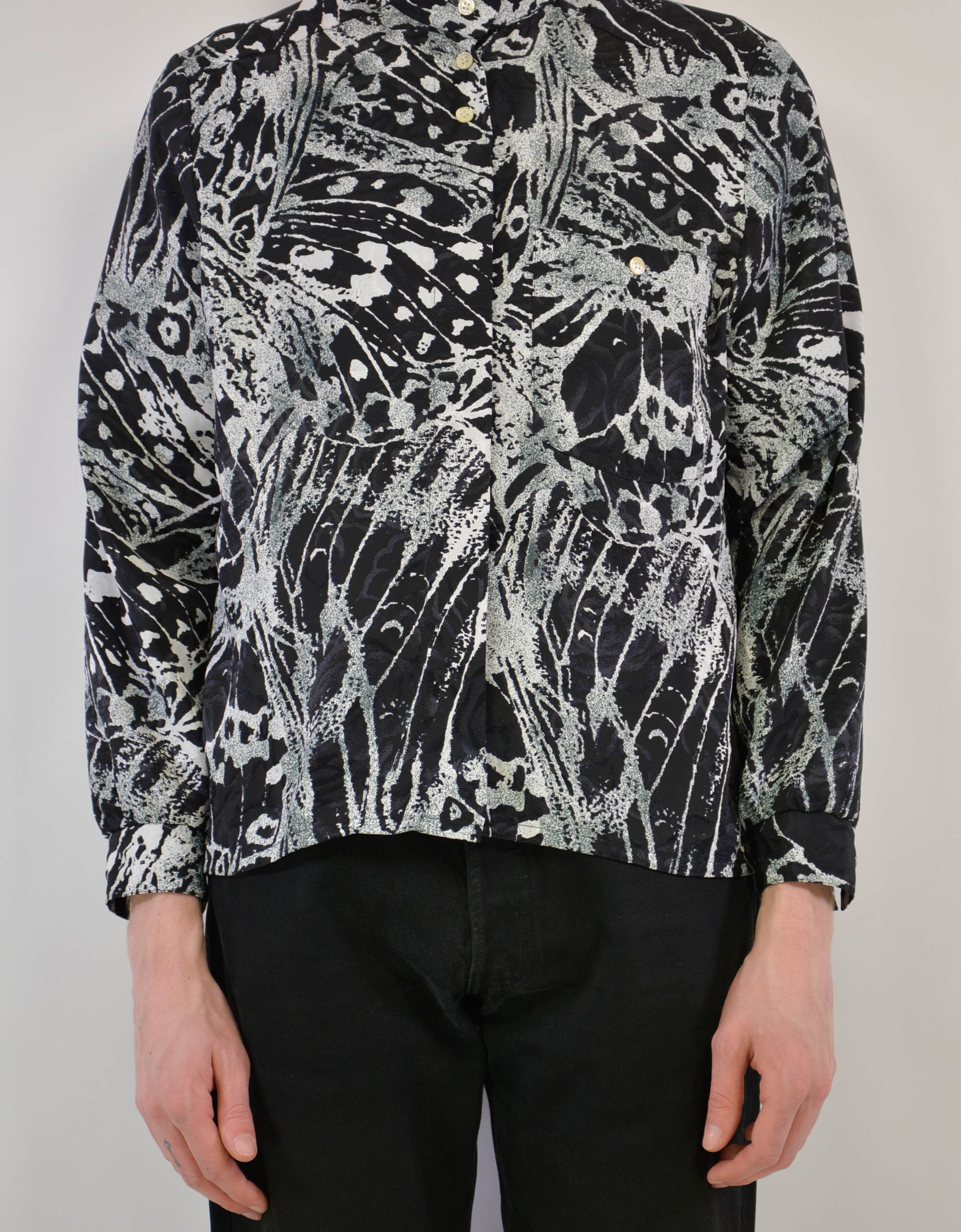 90s print shirt - PICKNWEIGHT - VINTAGE KILO STORE