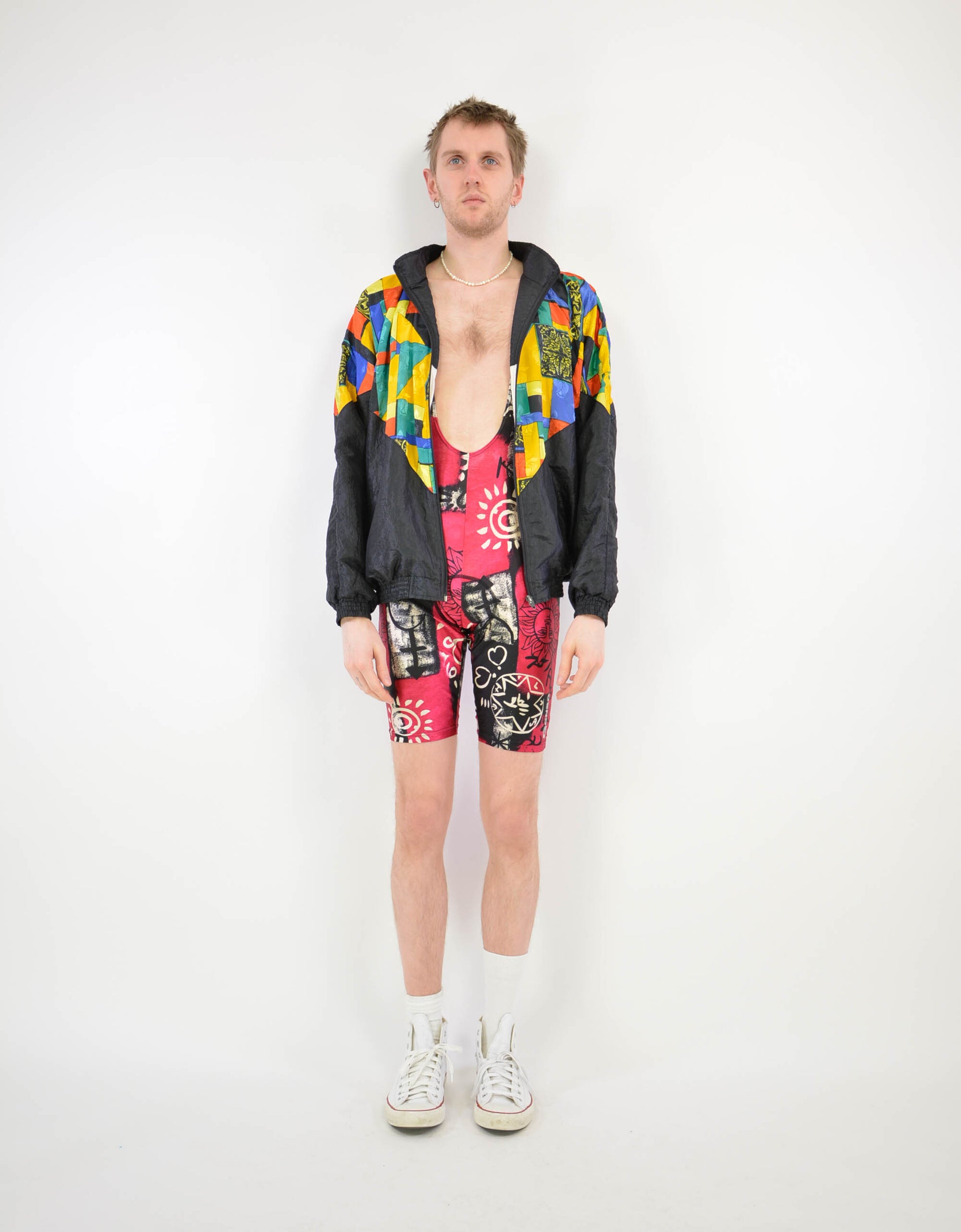 Baroque print training jacket - PICKNWEIGHT - VINTAGE KILO STORE