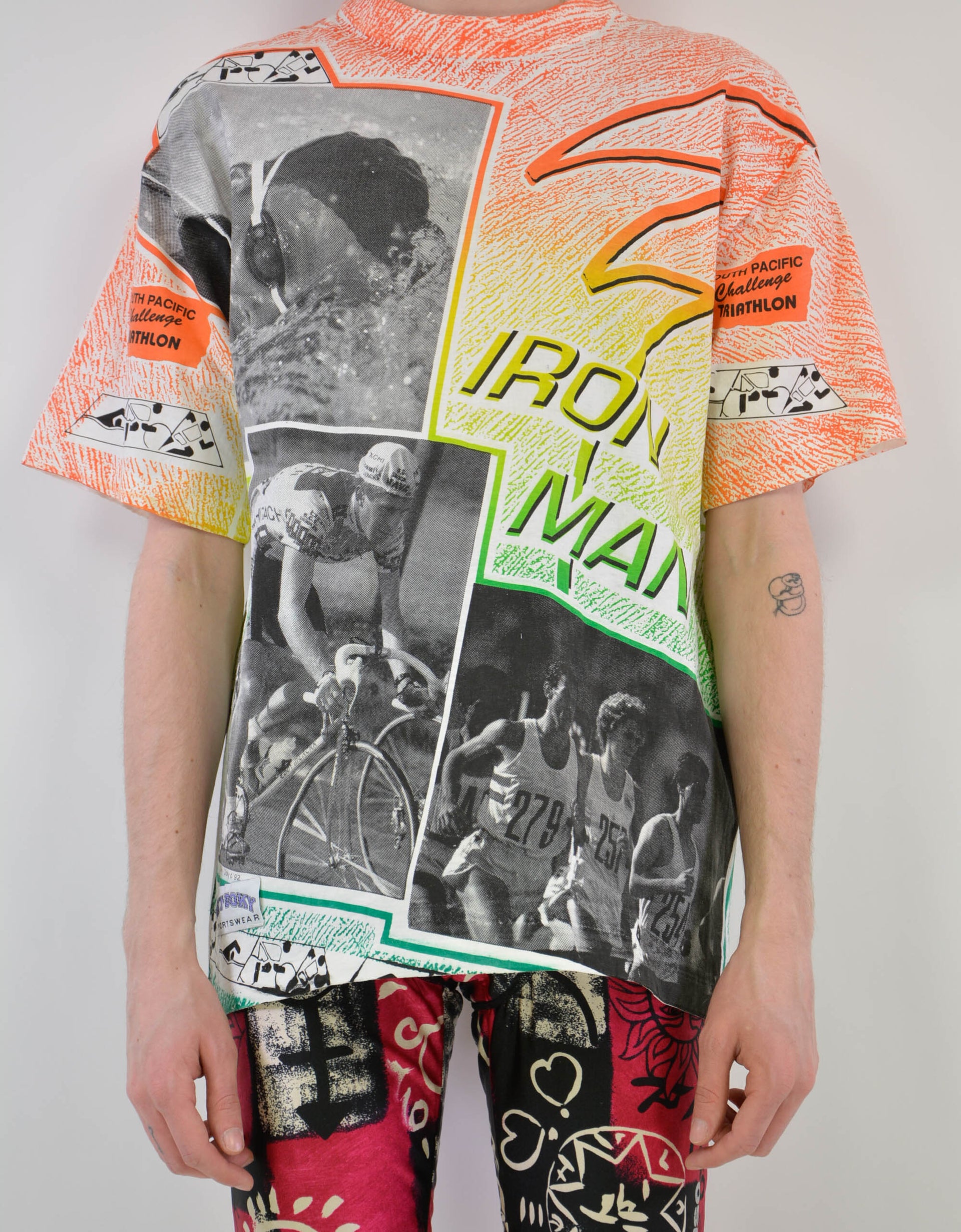 Sports print tee - PICKNWEIGHT - VINTAGE KILO STORE