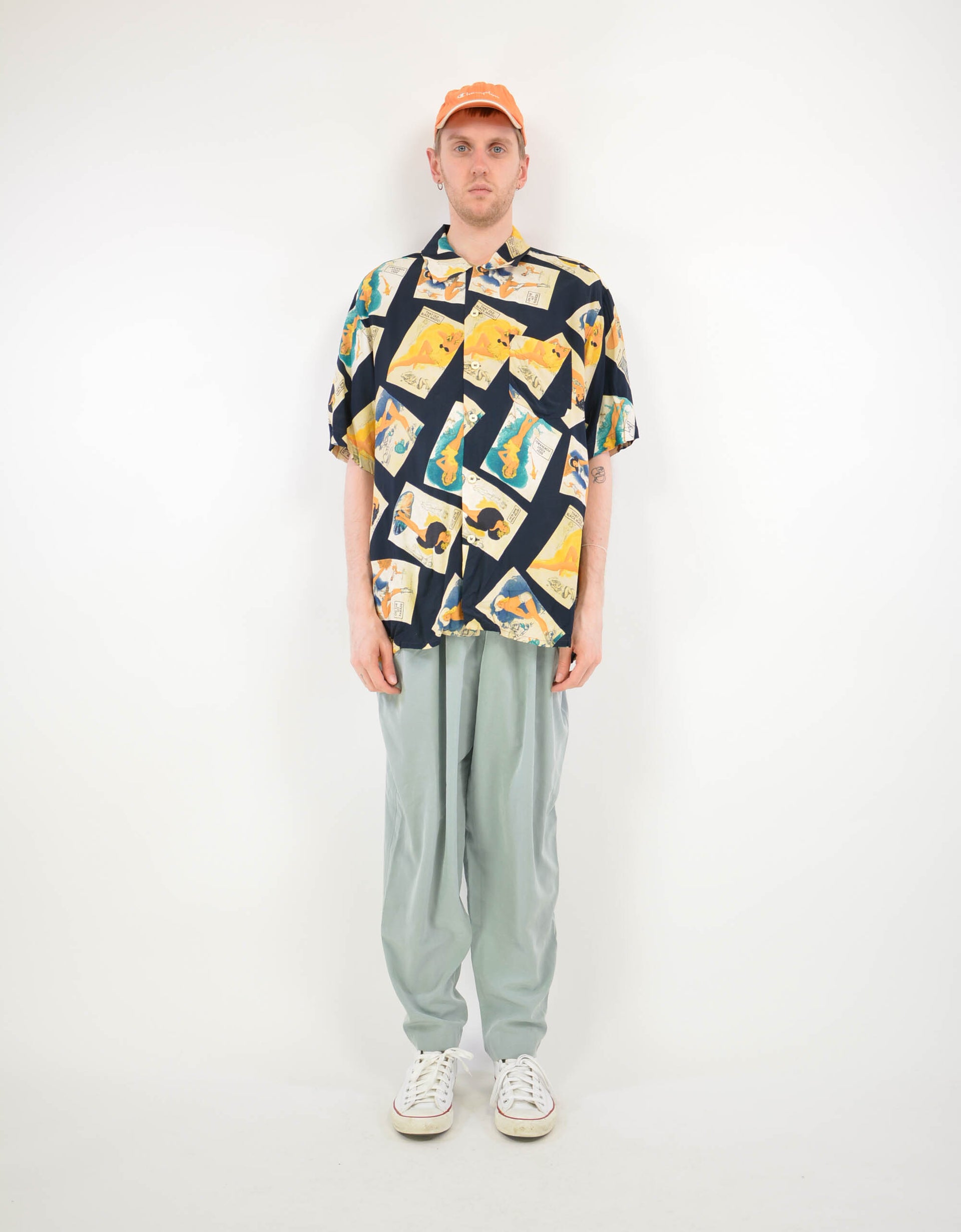 80s print shirt - PICKNWEIGHT - VINTAGE KILO STORE