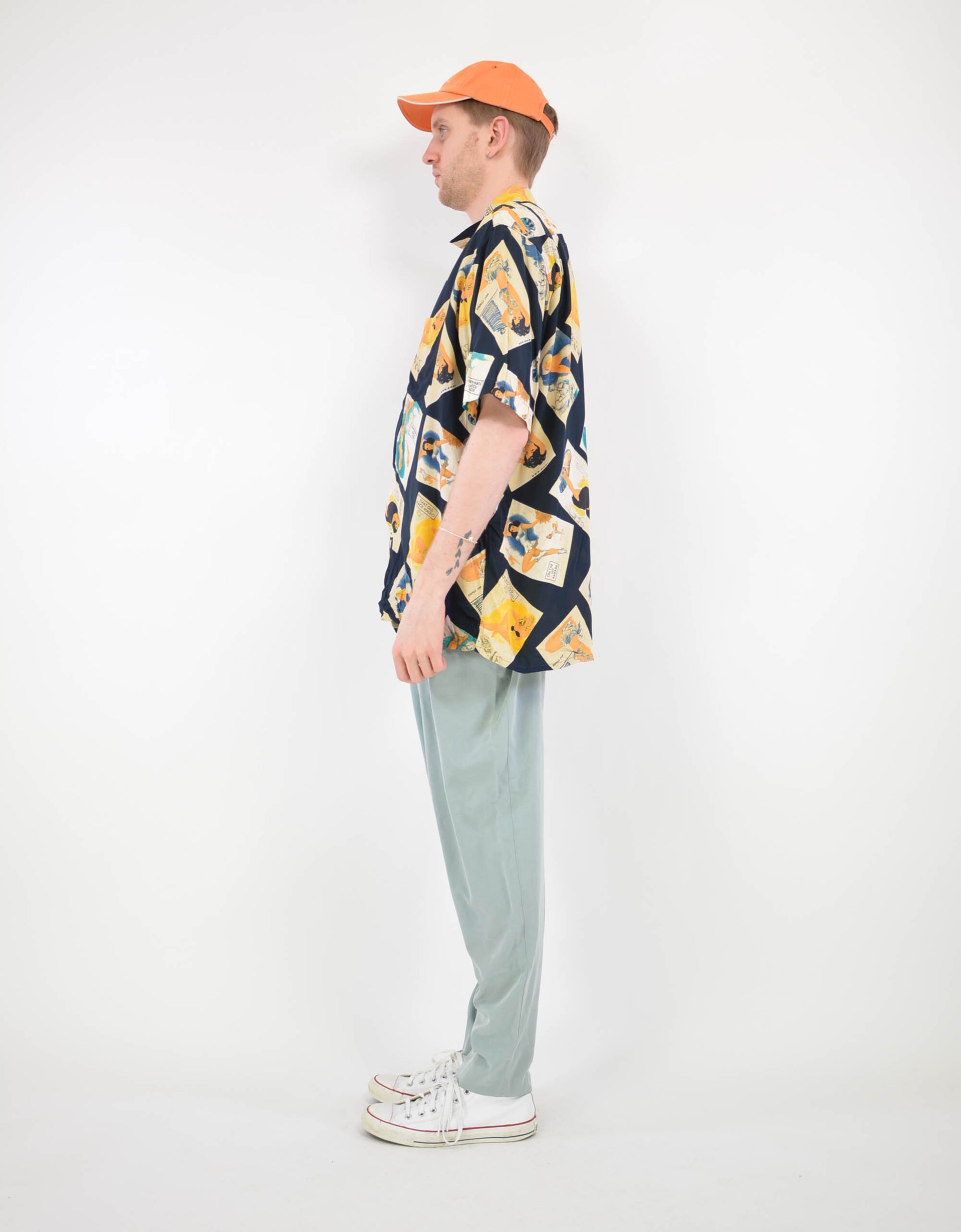 80s print shirt - PICKNWEIGHT - VINTAGE KILO STORE