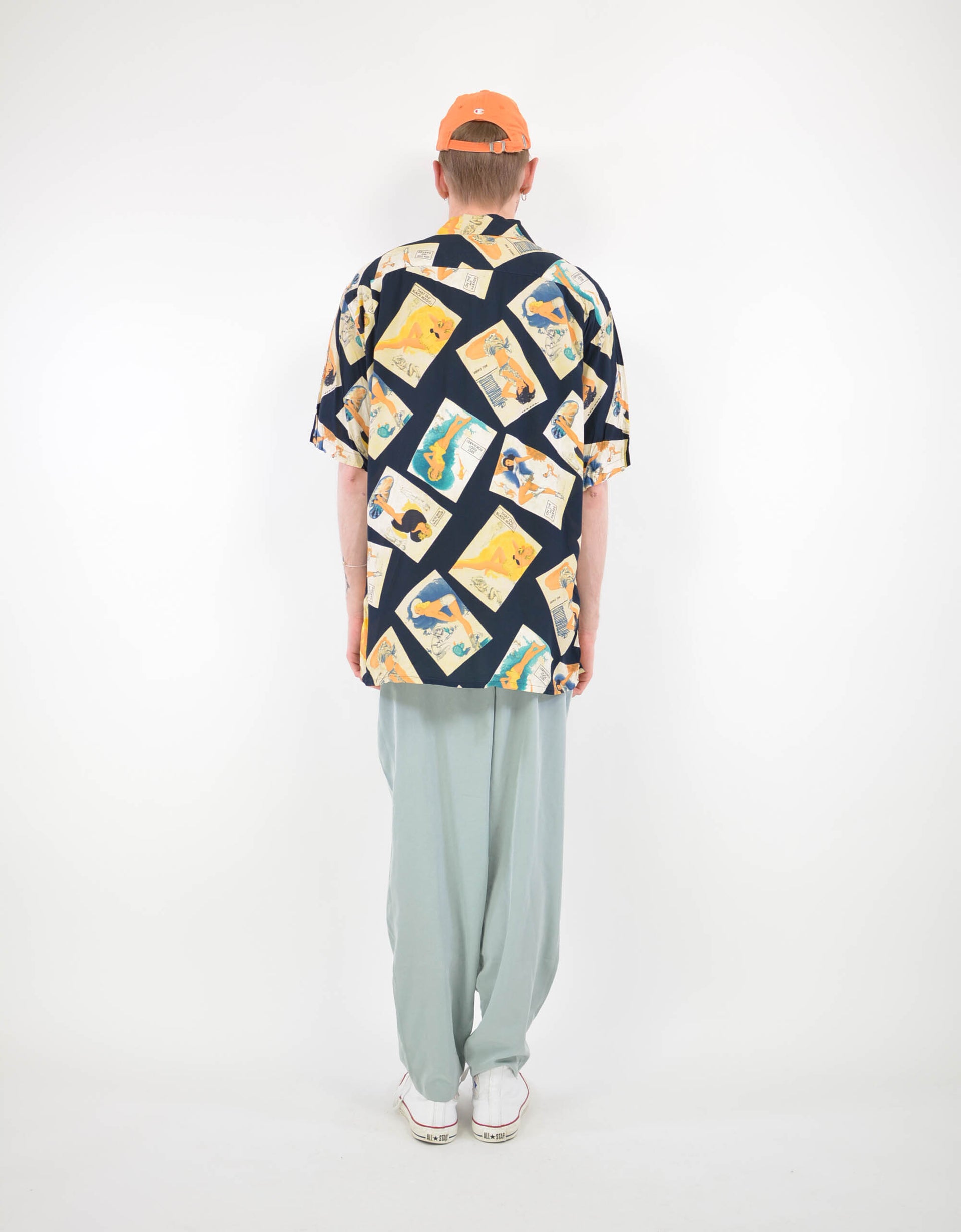 80s print shirt - PICKNWEIGHT - VINTAGE KILO STORE