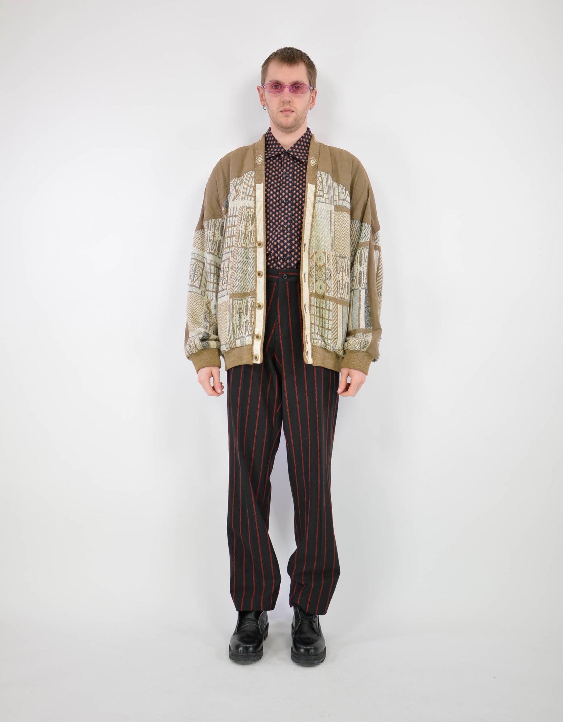 Linen cardigan - PICKNWEIGHT - VINTAGE KILO STORE