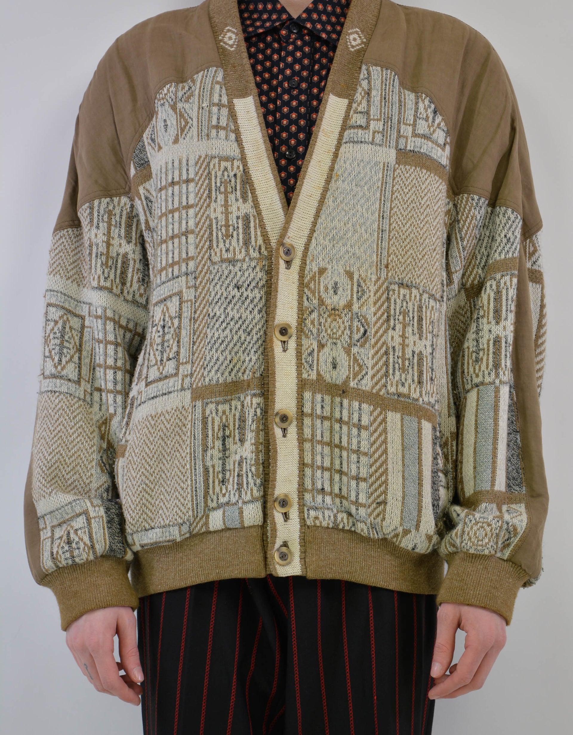 Linen cardigan - PICKNWEIGHT - VINTAGE KILO STORE