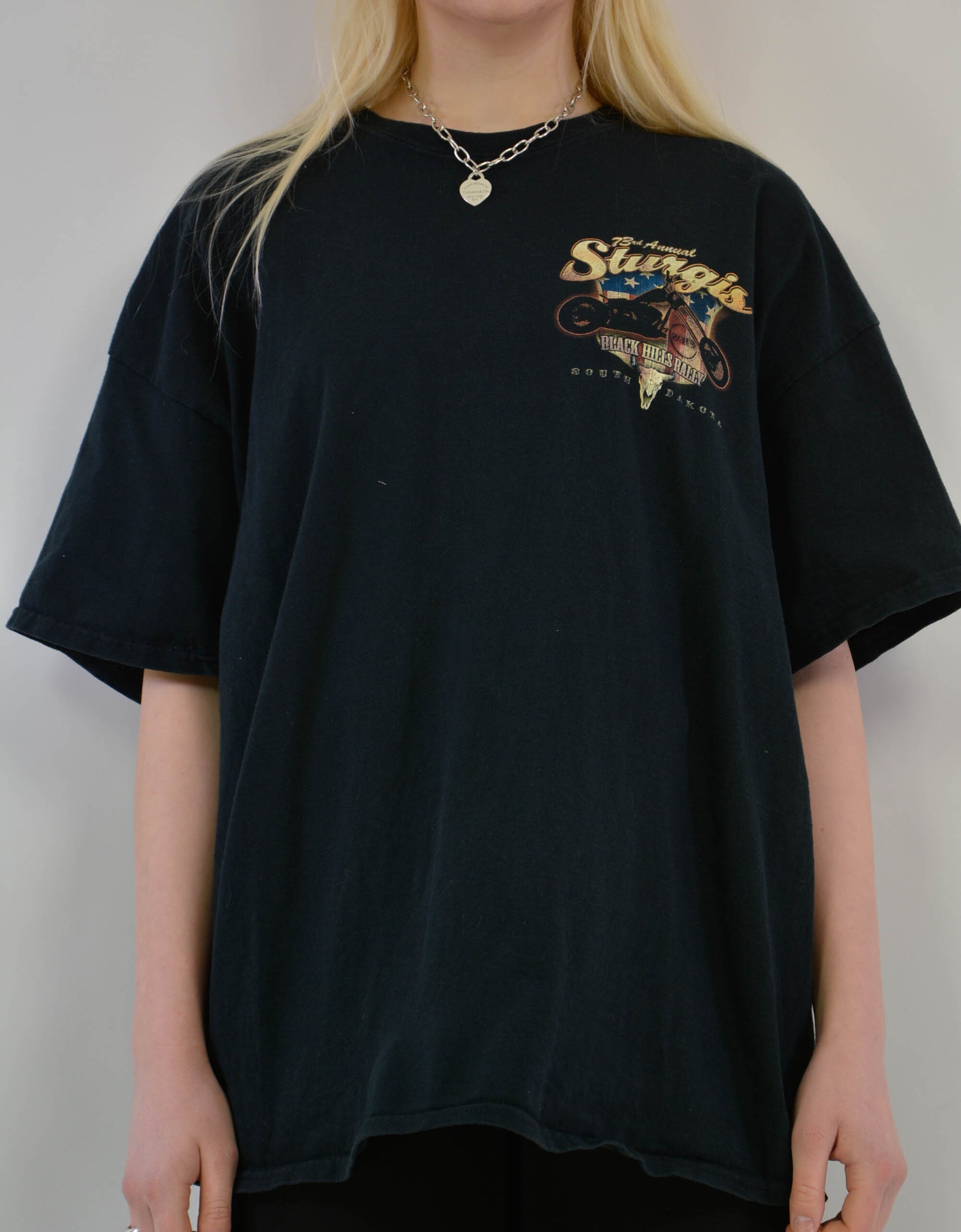 Biker print tee - PICKNWEIGHT - VINTAGE KILO STORE