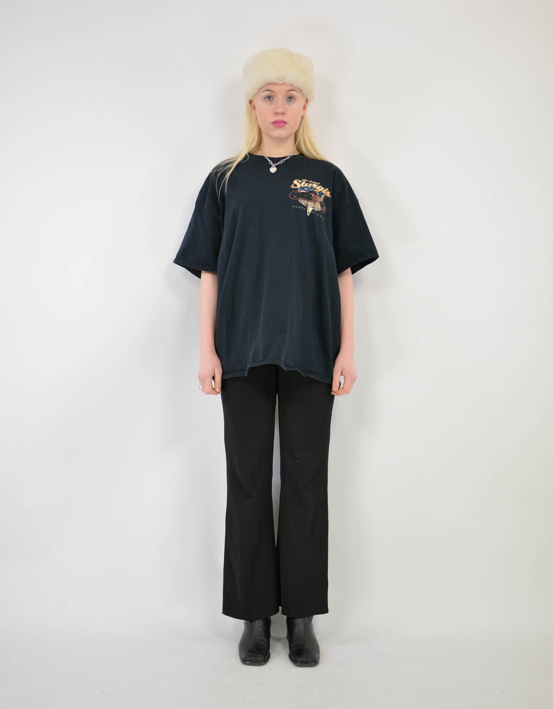 Biker print tee - PICKNWEIGHT - VINTAGE KILO STORE
