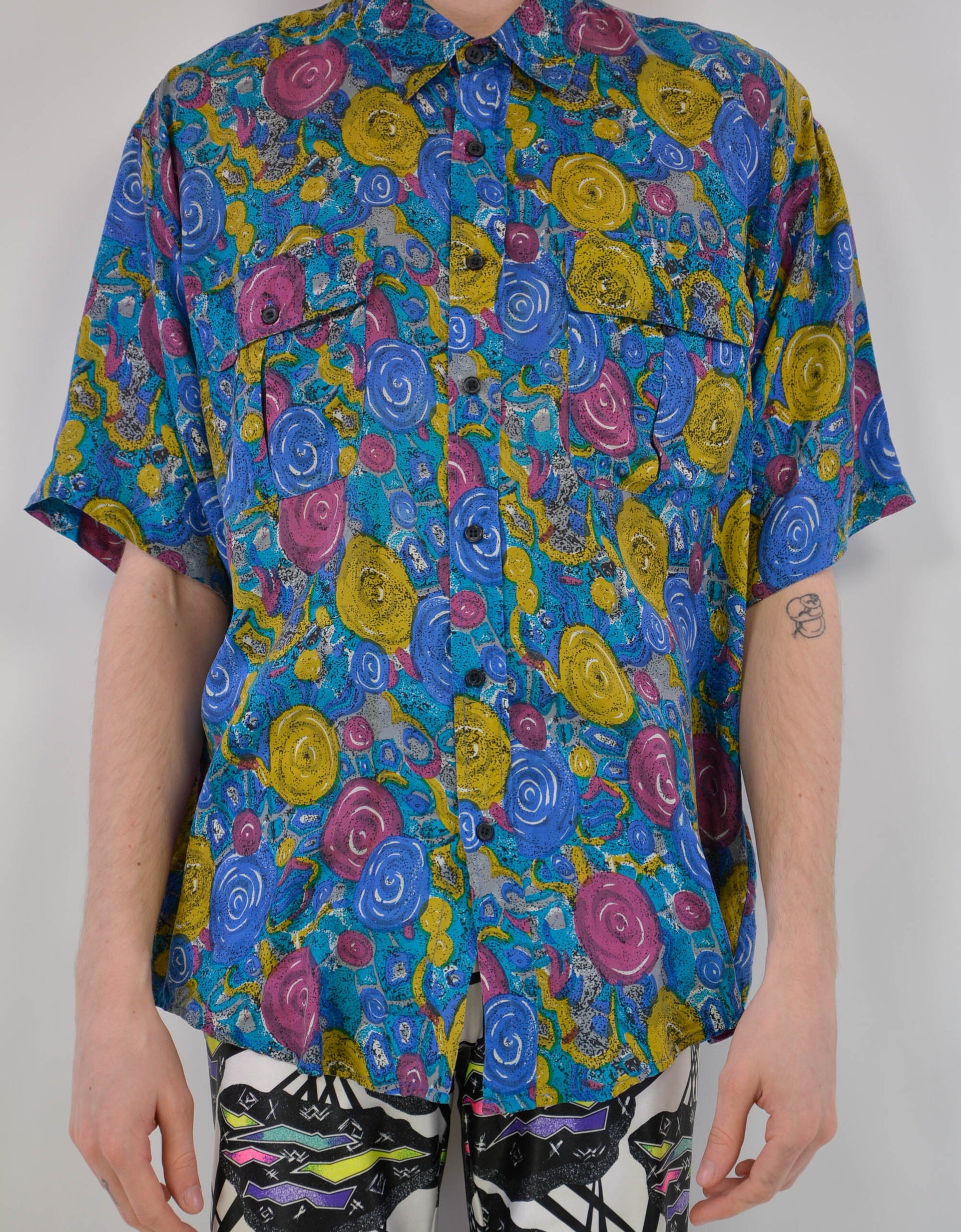 80s silk shirt - PICKNWEIGHT - VINTAGE KILO STORE