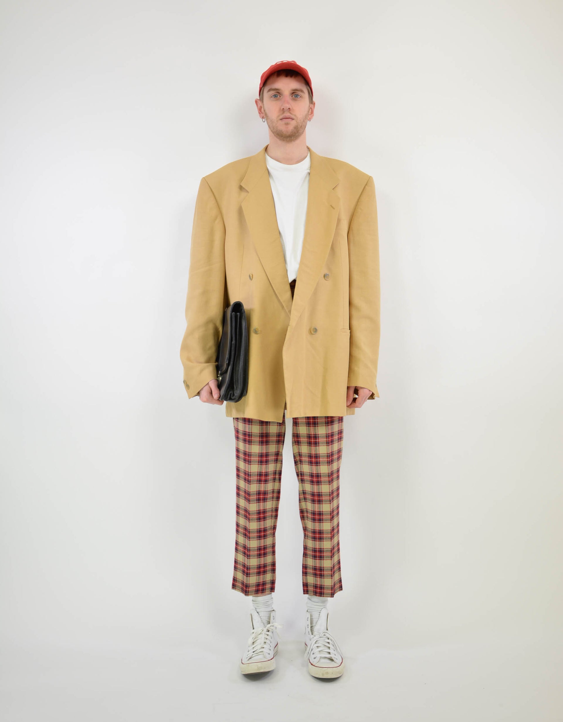 Gold double breasted blazer - PICKNWEIGHT - VINTAGE KILO STORE