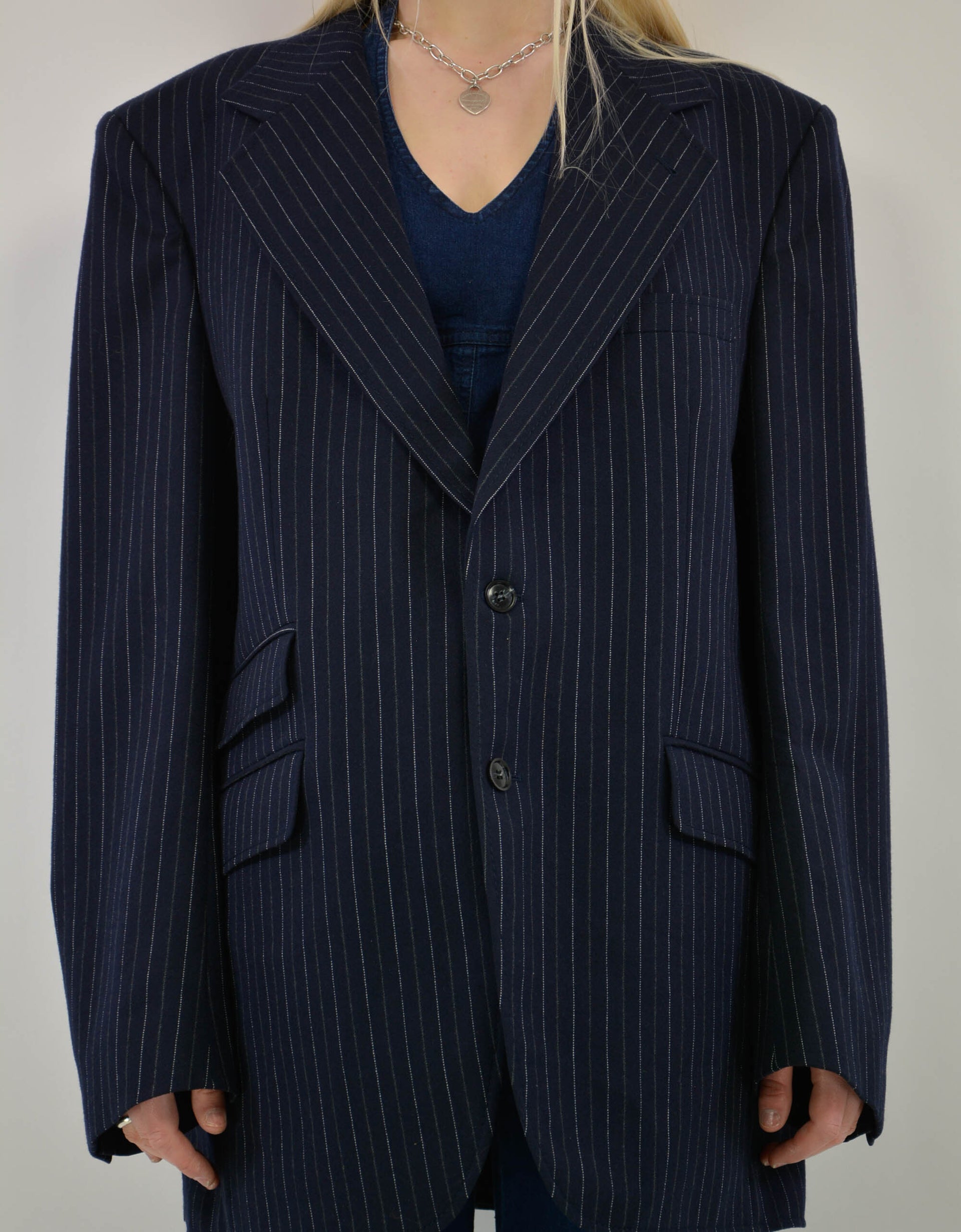 Oversized striped blazer - PICKNWEIGHT - VINTAGE KILO STORE