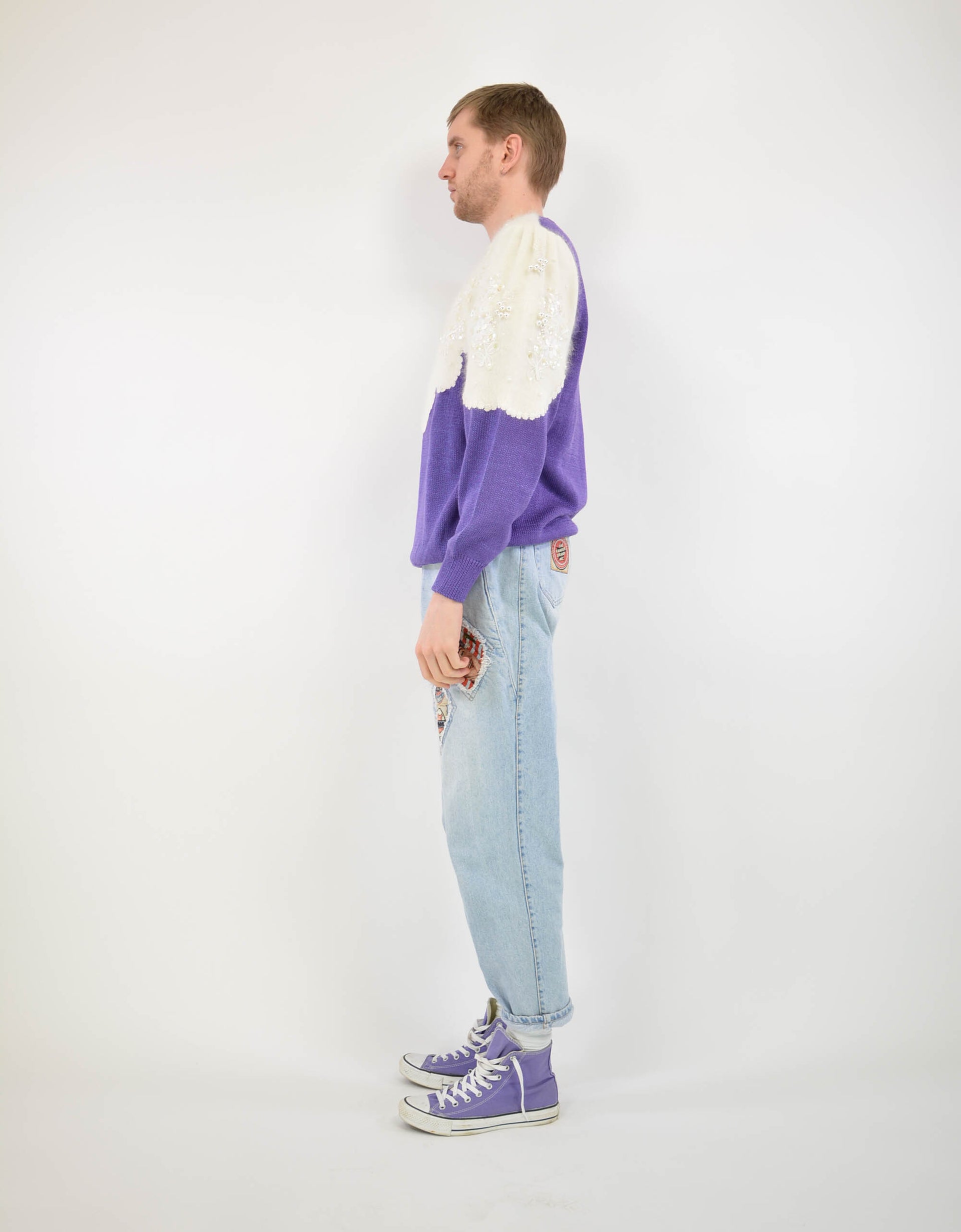 Purple knitwear - PICKNWEIGHT - VINTAGE KILO STORE