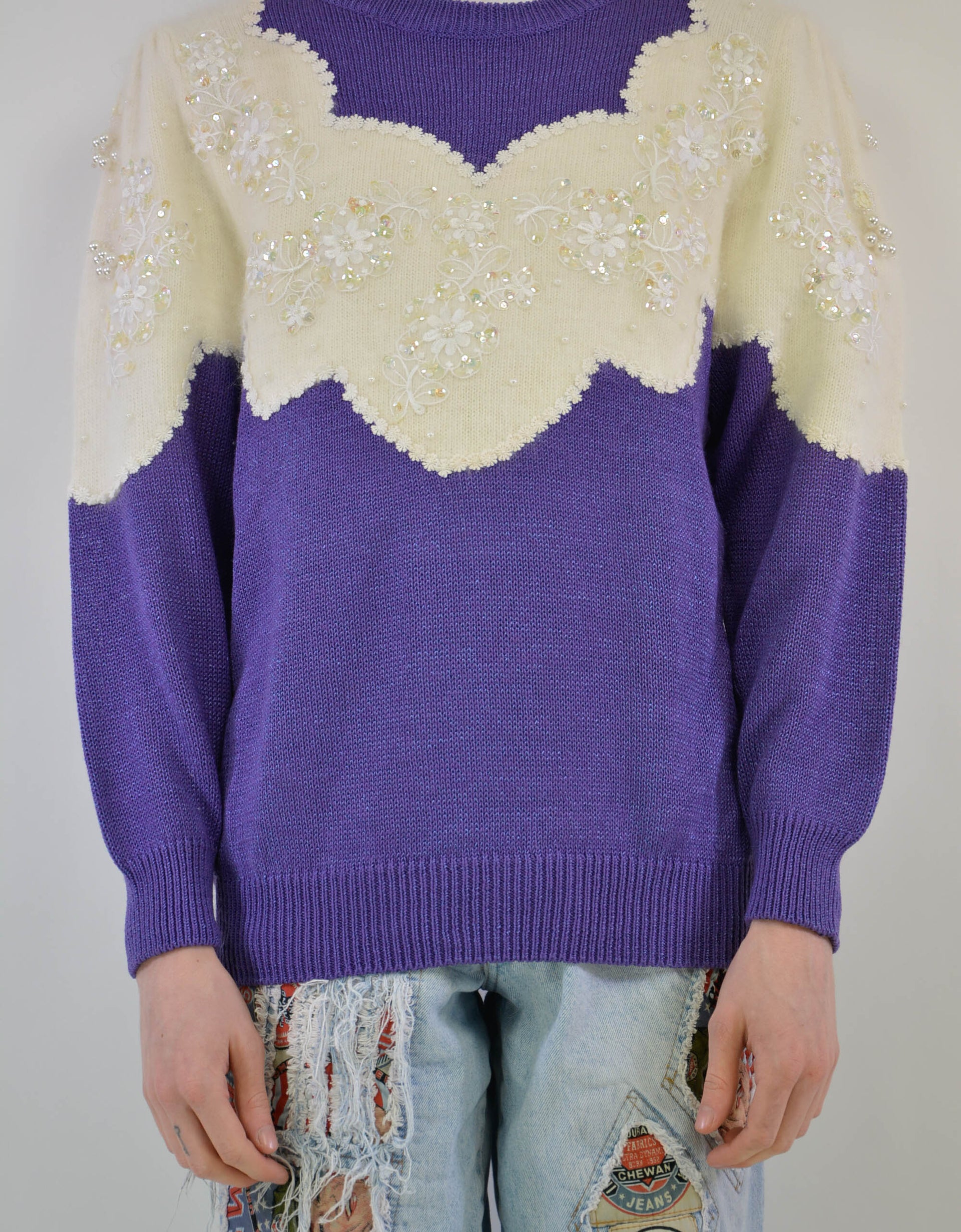 Purple knitwear - PICKNWEIGHT - VINTAGE KILO STORE