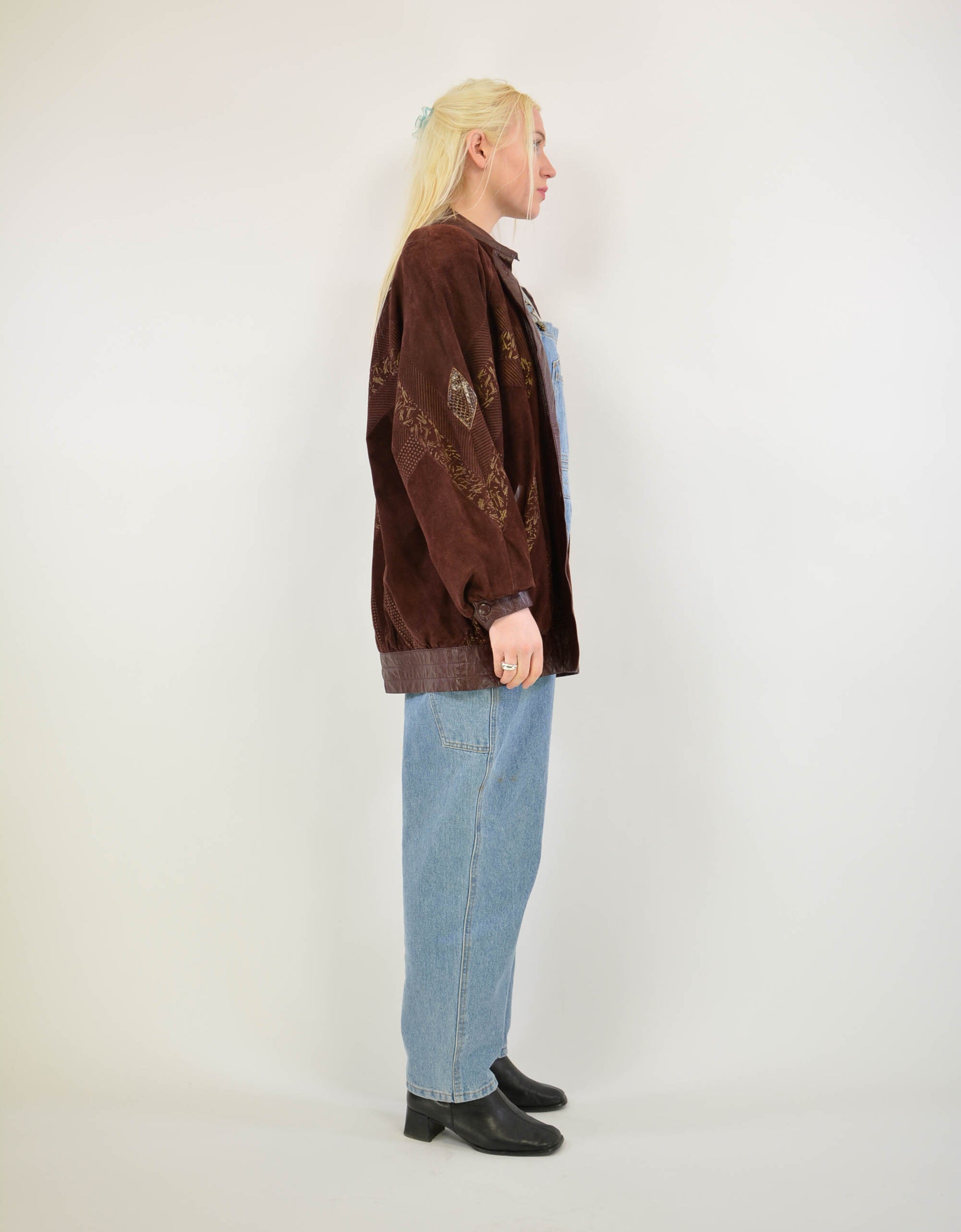 Suede leather jacket - PICKNWEIGHT - VINTAGE KILO STORE