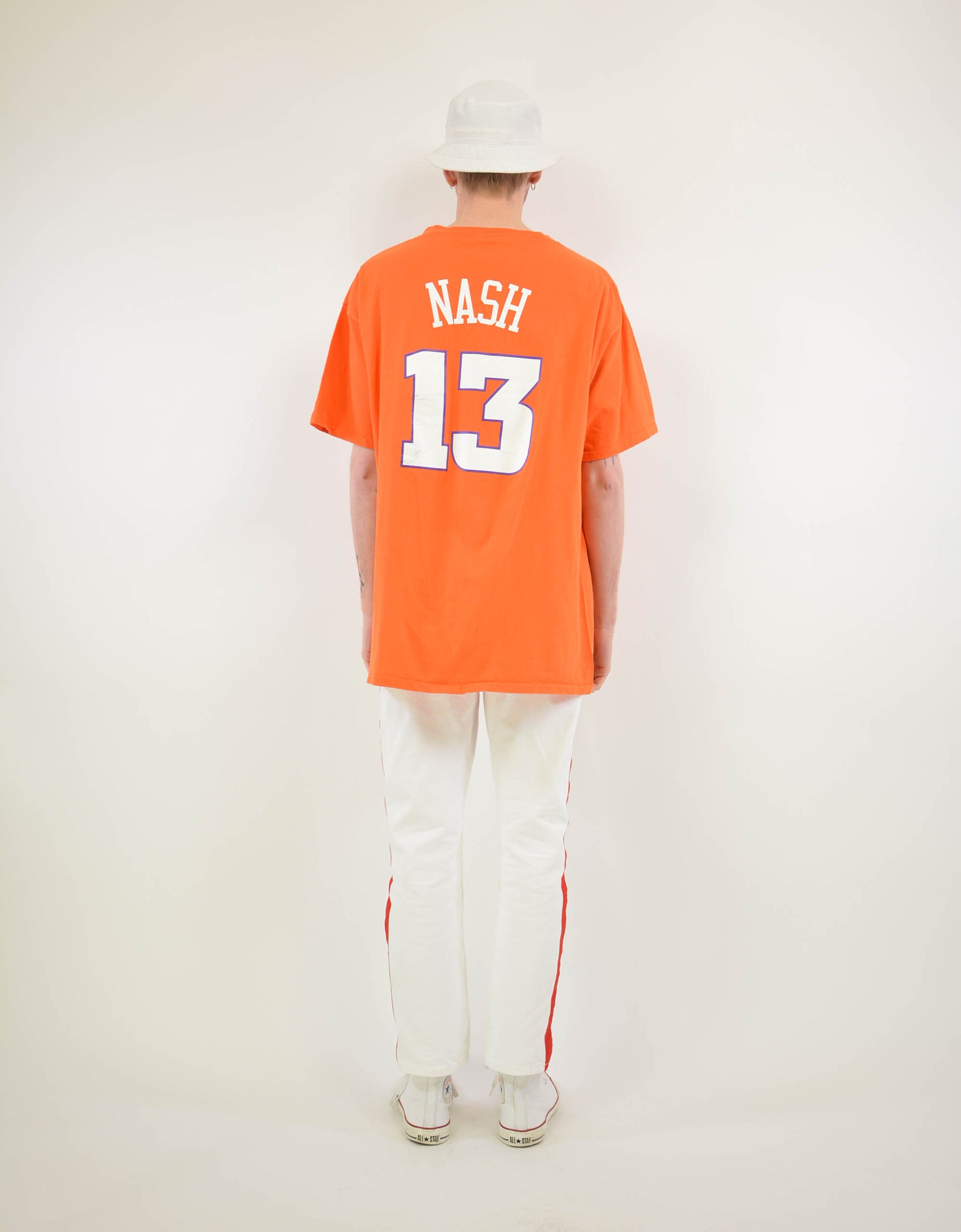 Orange print tee - PICKNWEIGHT - VINTAGE KILO STORE