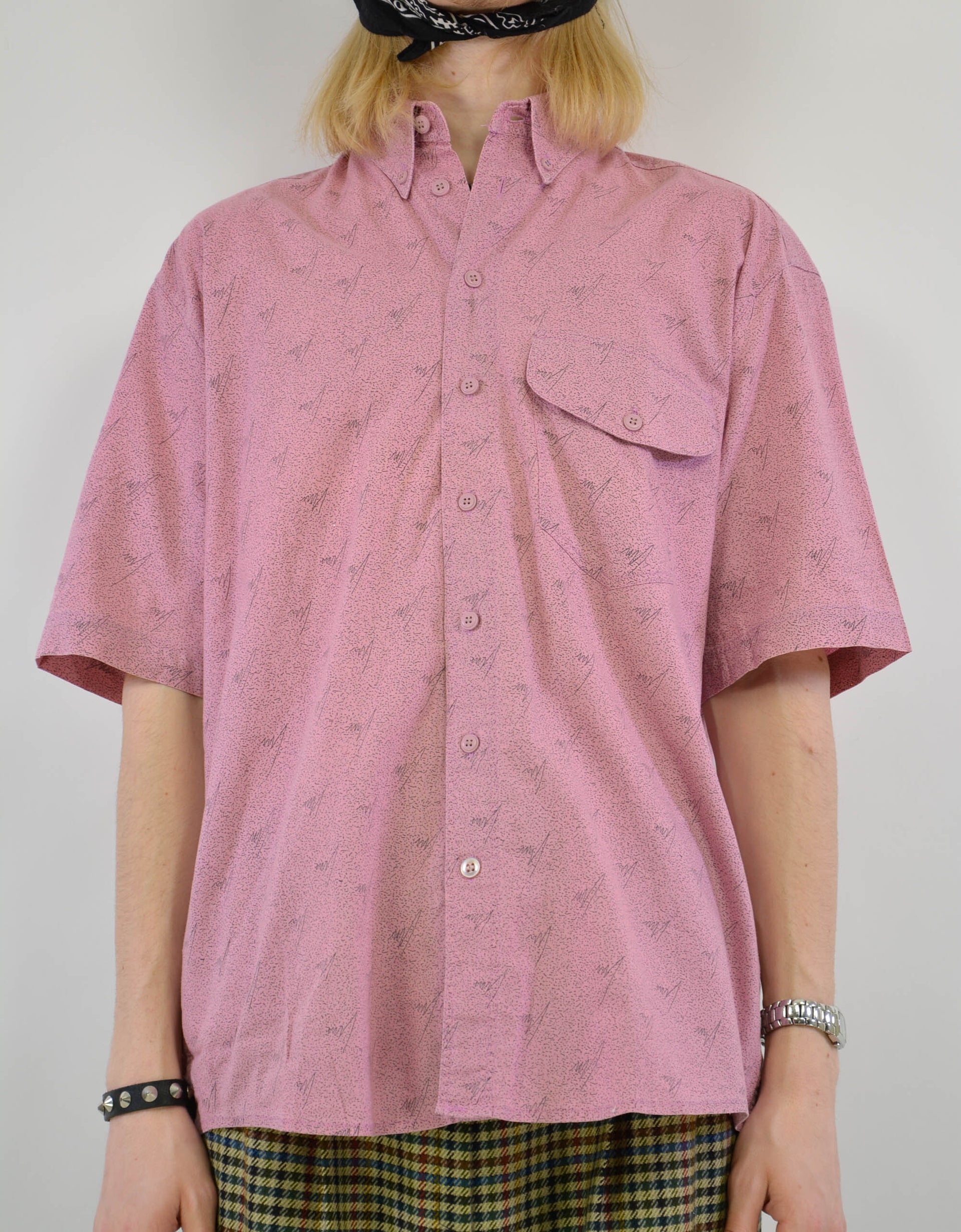 90s print shirt - PICKNWEIGHT - VINTAGE KILO STORE