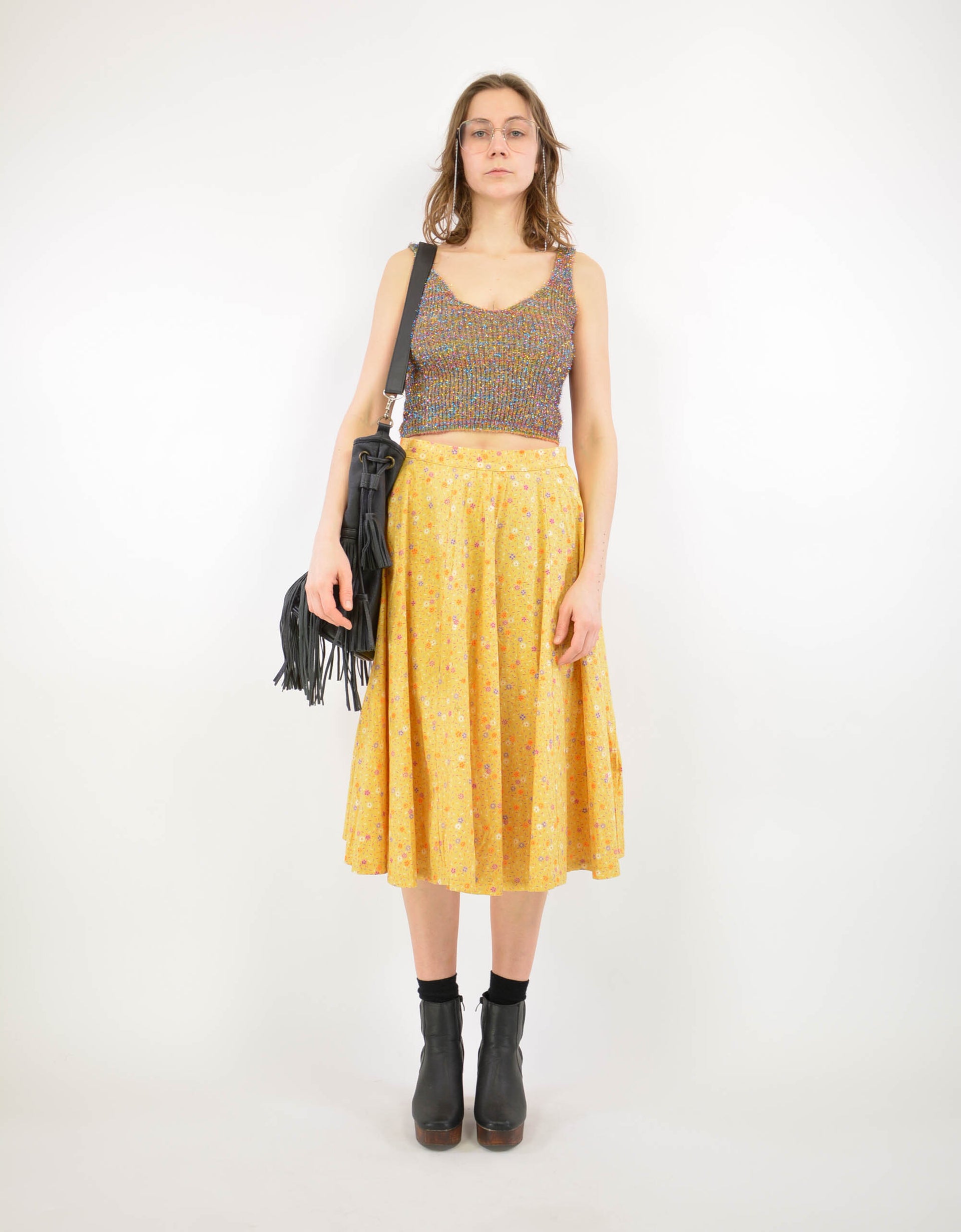 Flower skirt - PICKNWEIGHT - VINTAGE KILO STORE
