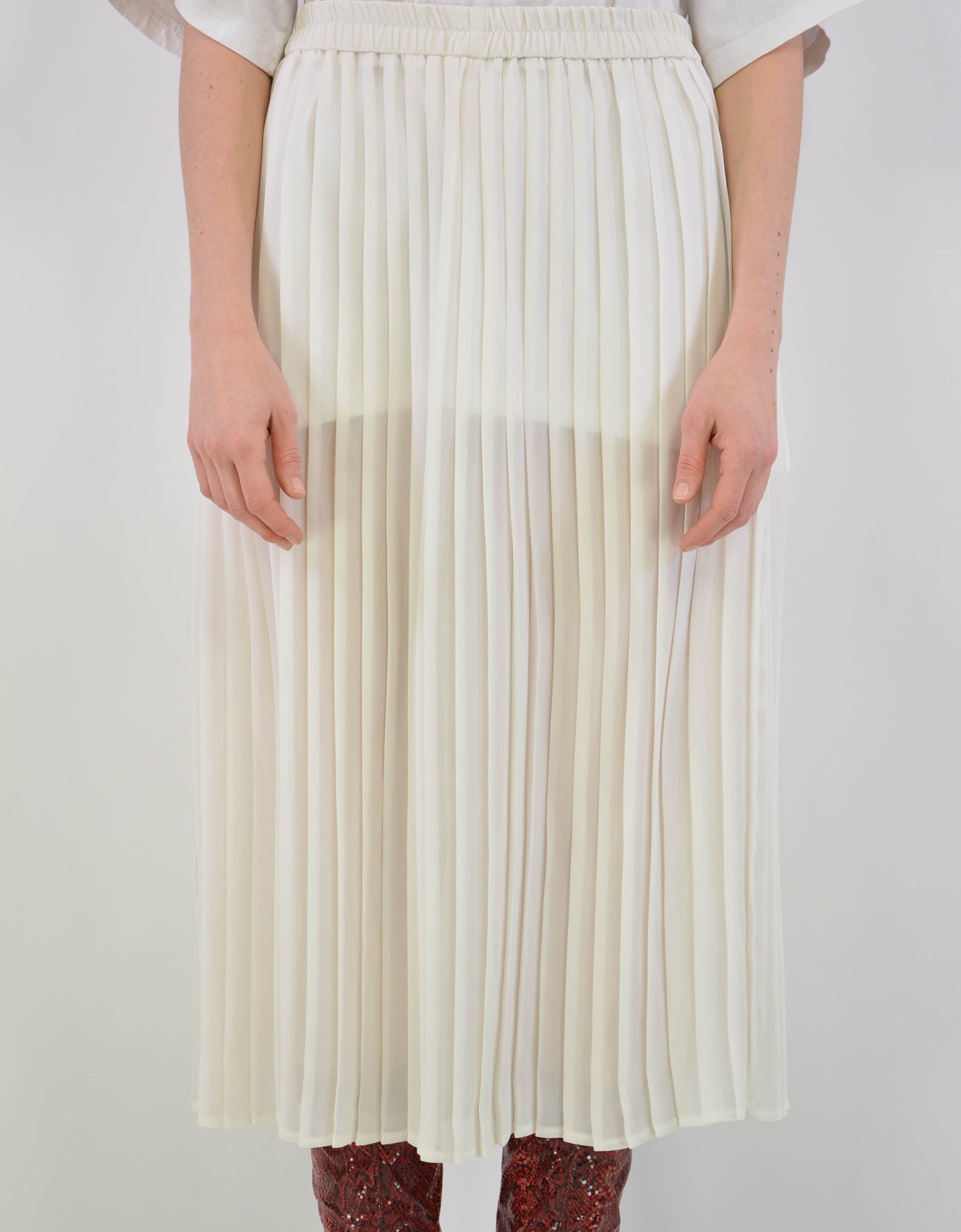 White pleat skirt - PICKNWEIGHT - VINTAGE KILO STORE