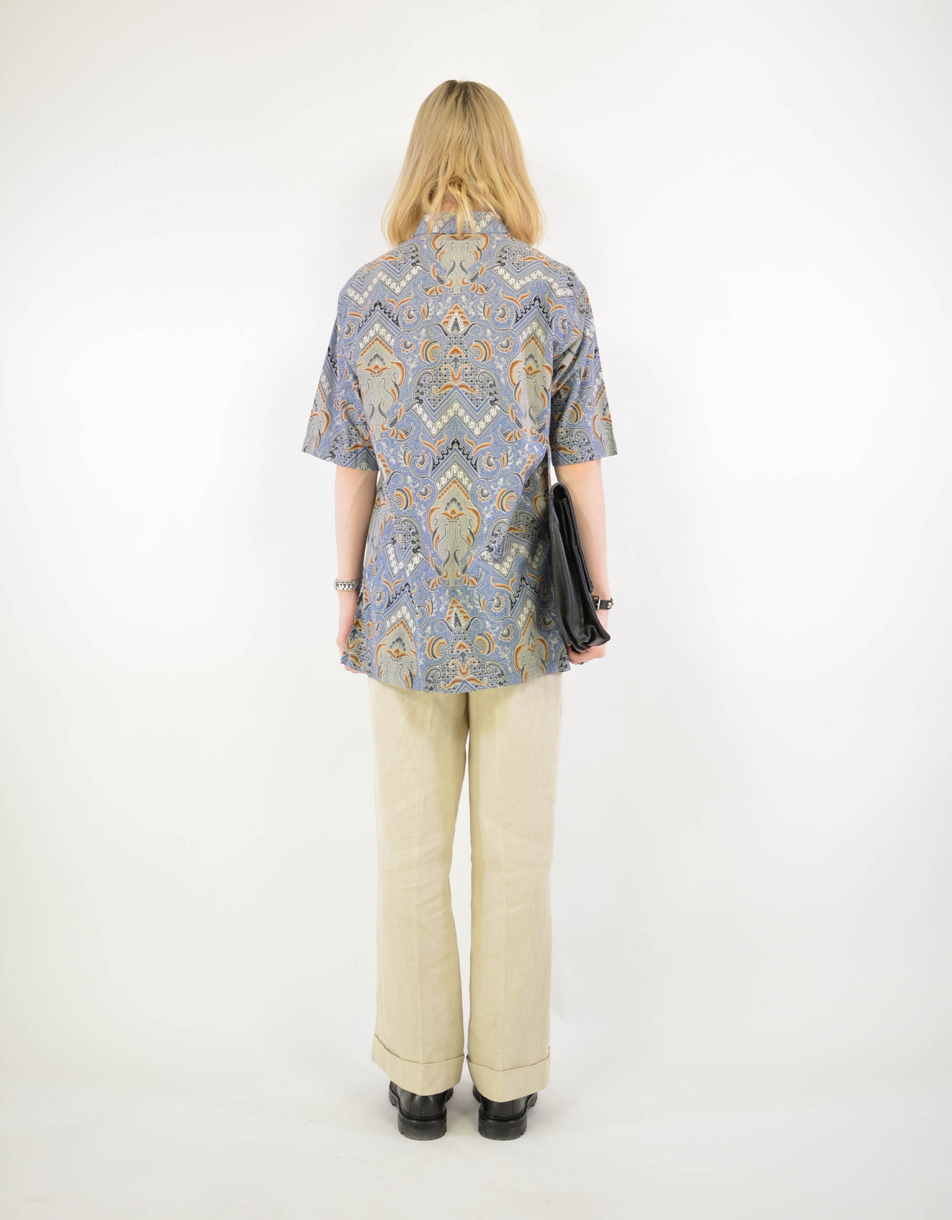 80s print shirt - PICKNWEIGHT - VINTAGE KILO STORE