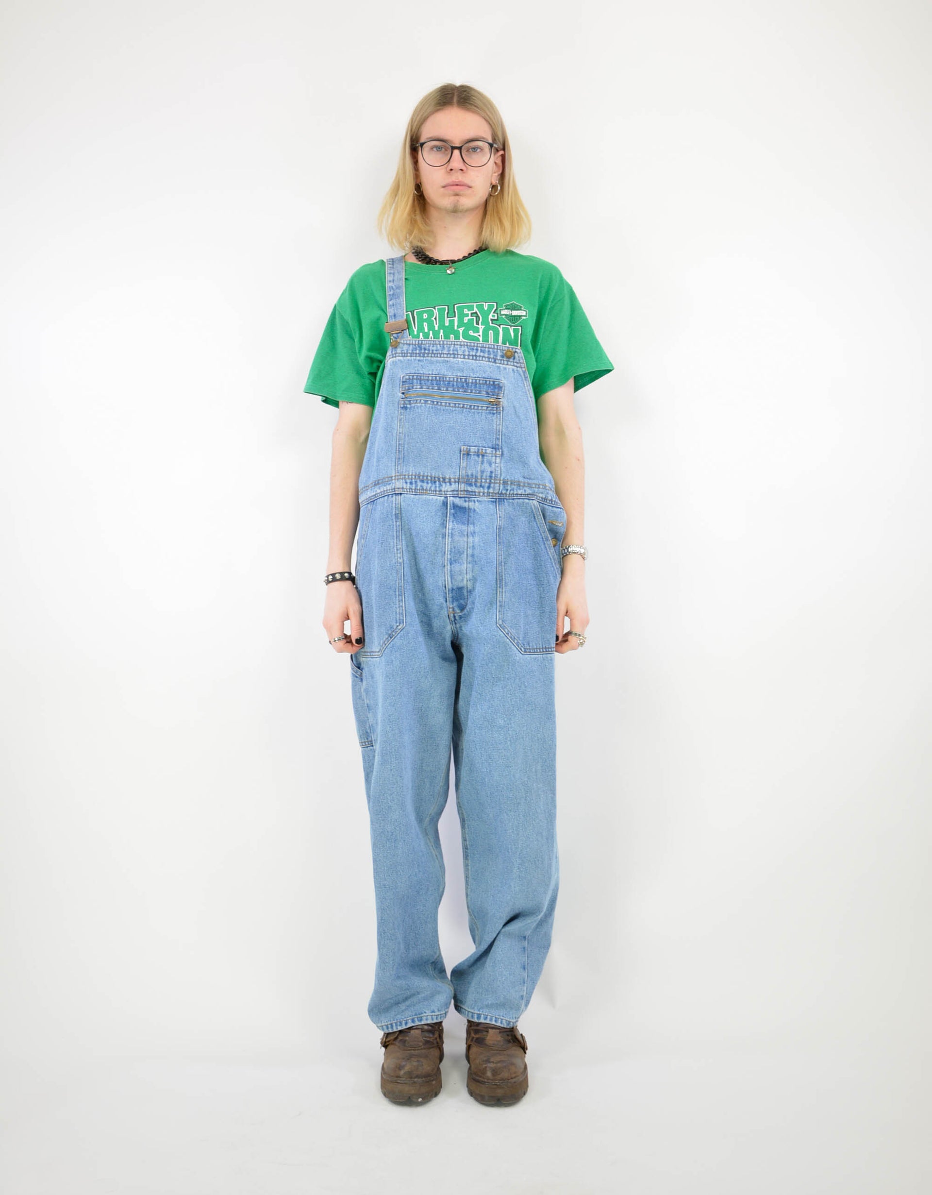 Denim dungaree - PICKNWEIGHT - VINTAGE KILO STORE