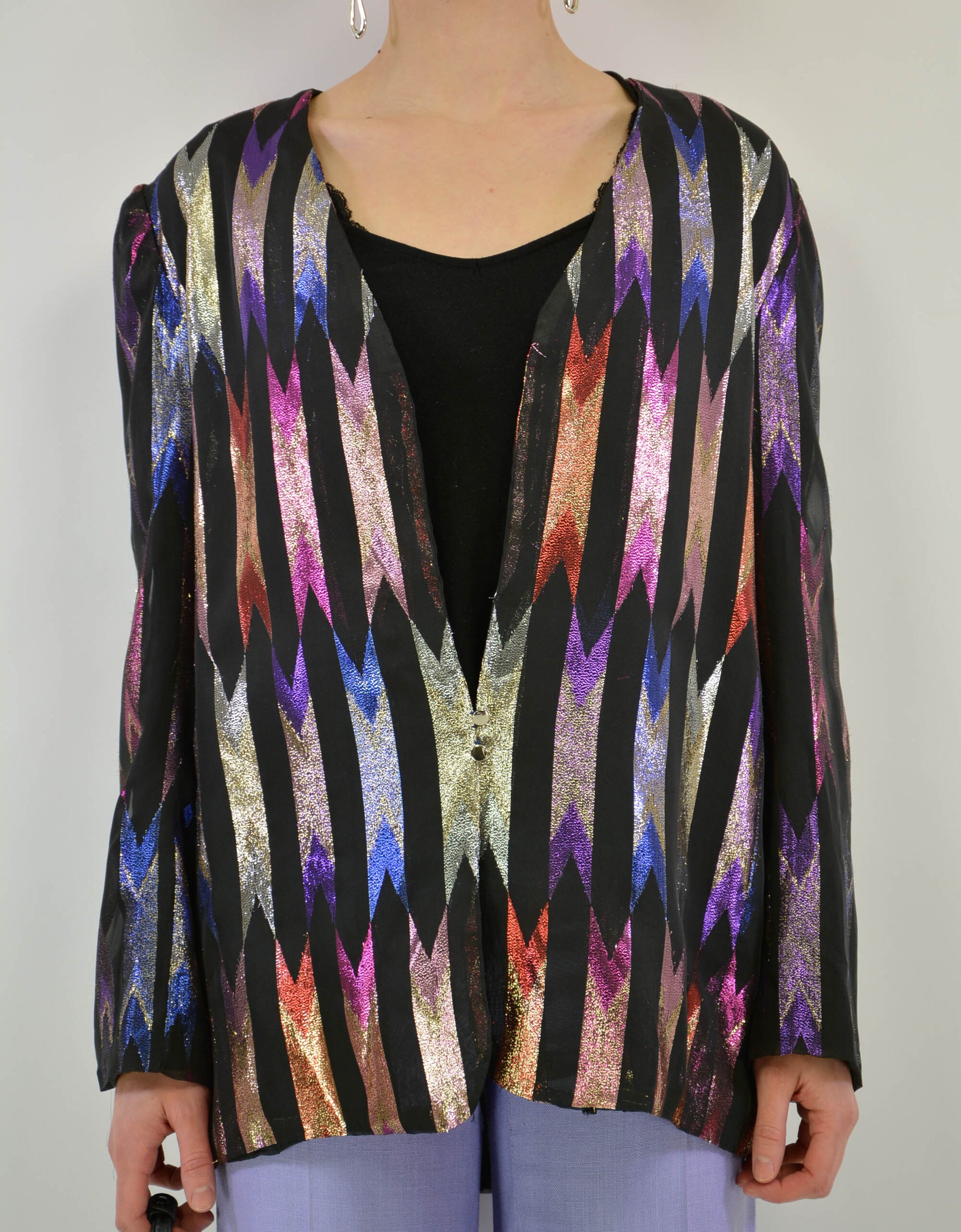 80s metallic jacket - PICKNWEIGHT - VINTAGE KILO STORE