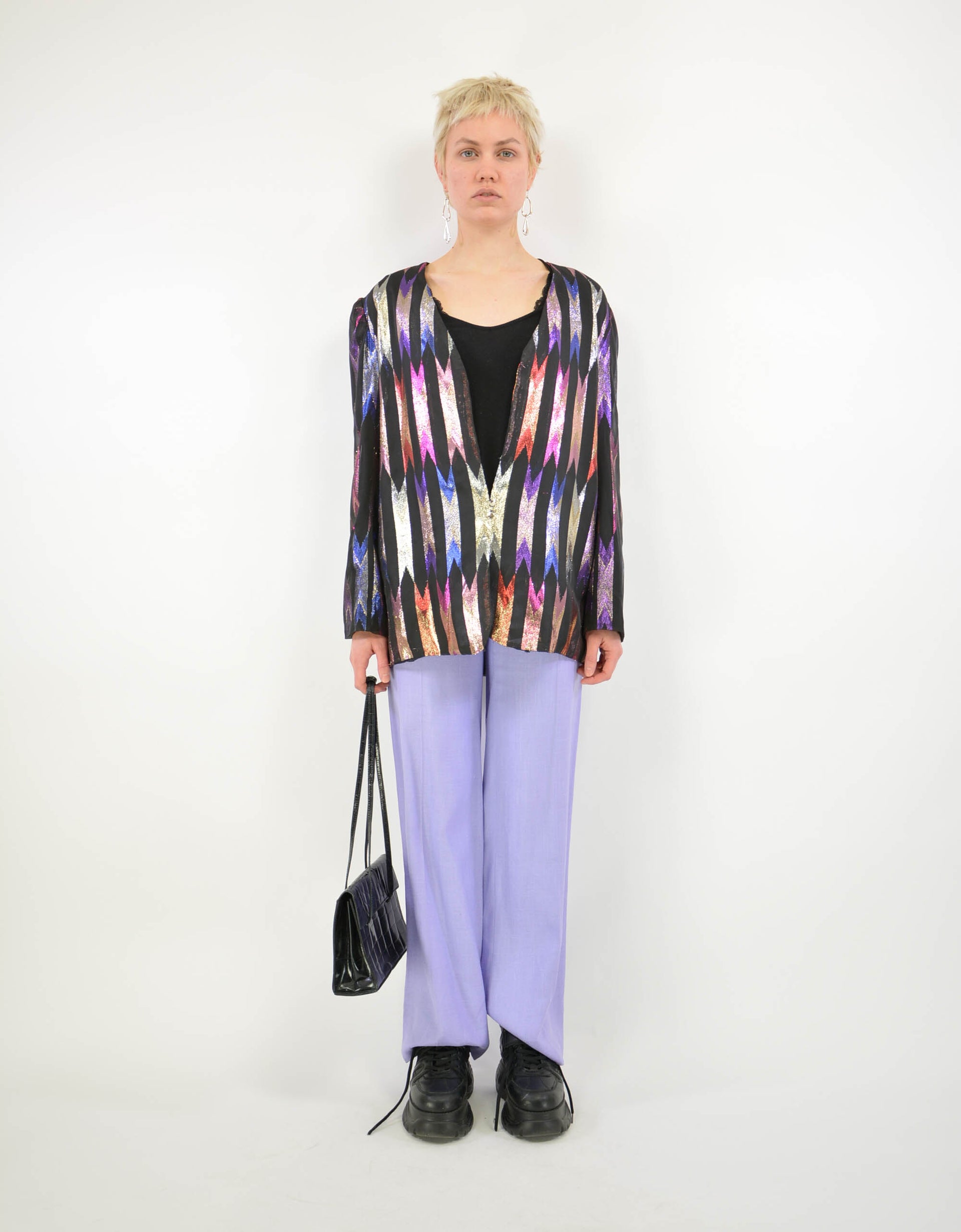 80s metallic jacket - PICKNWEIGHT - VINTAGE KILO STORE