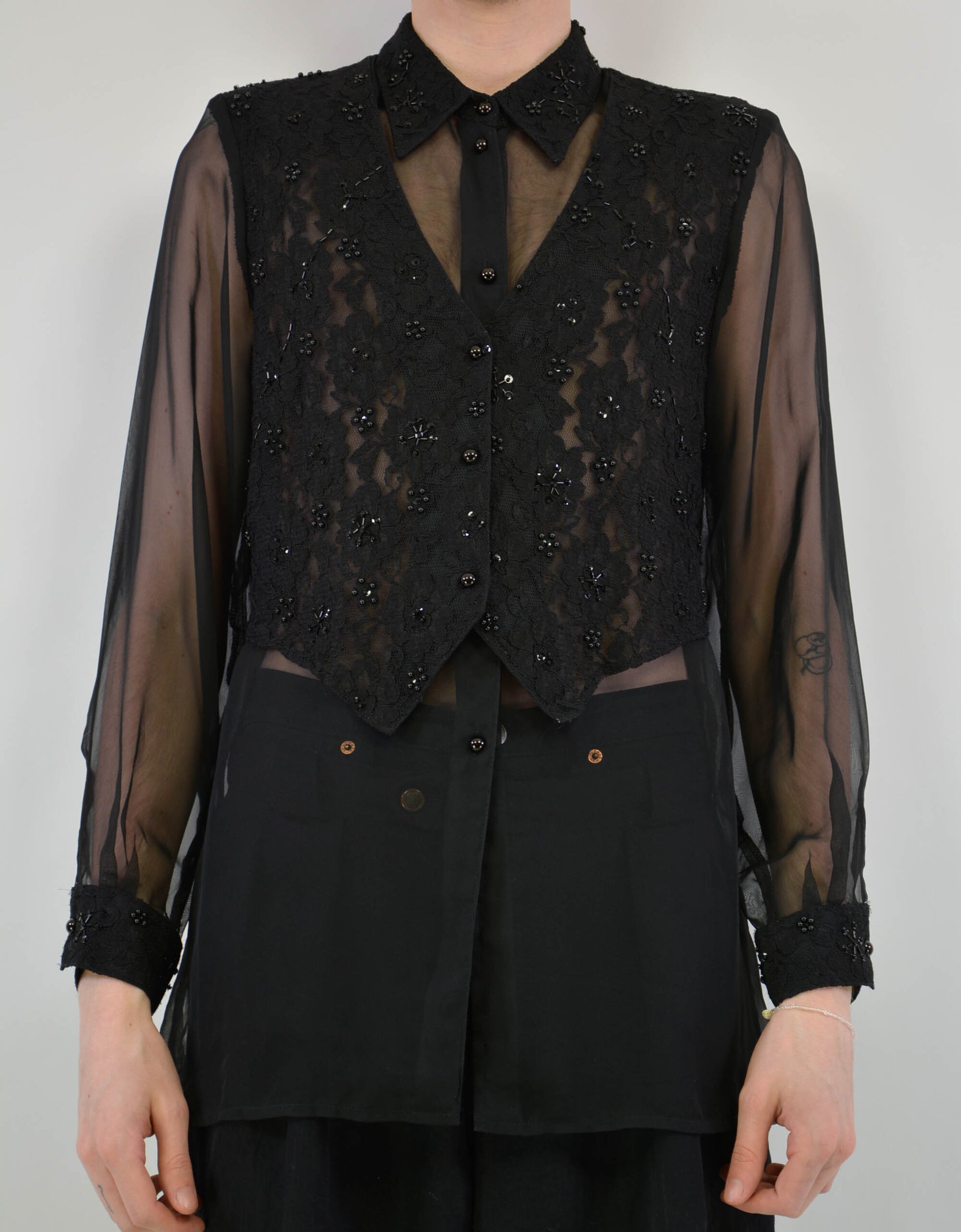 Transparent blouse - PICKNWEIGHT - VINTAGE KILO STORE
