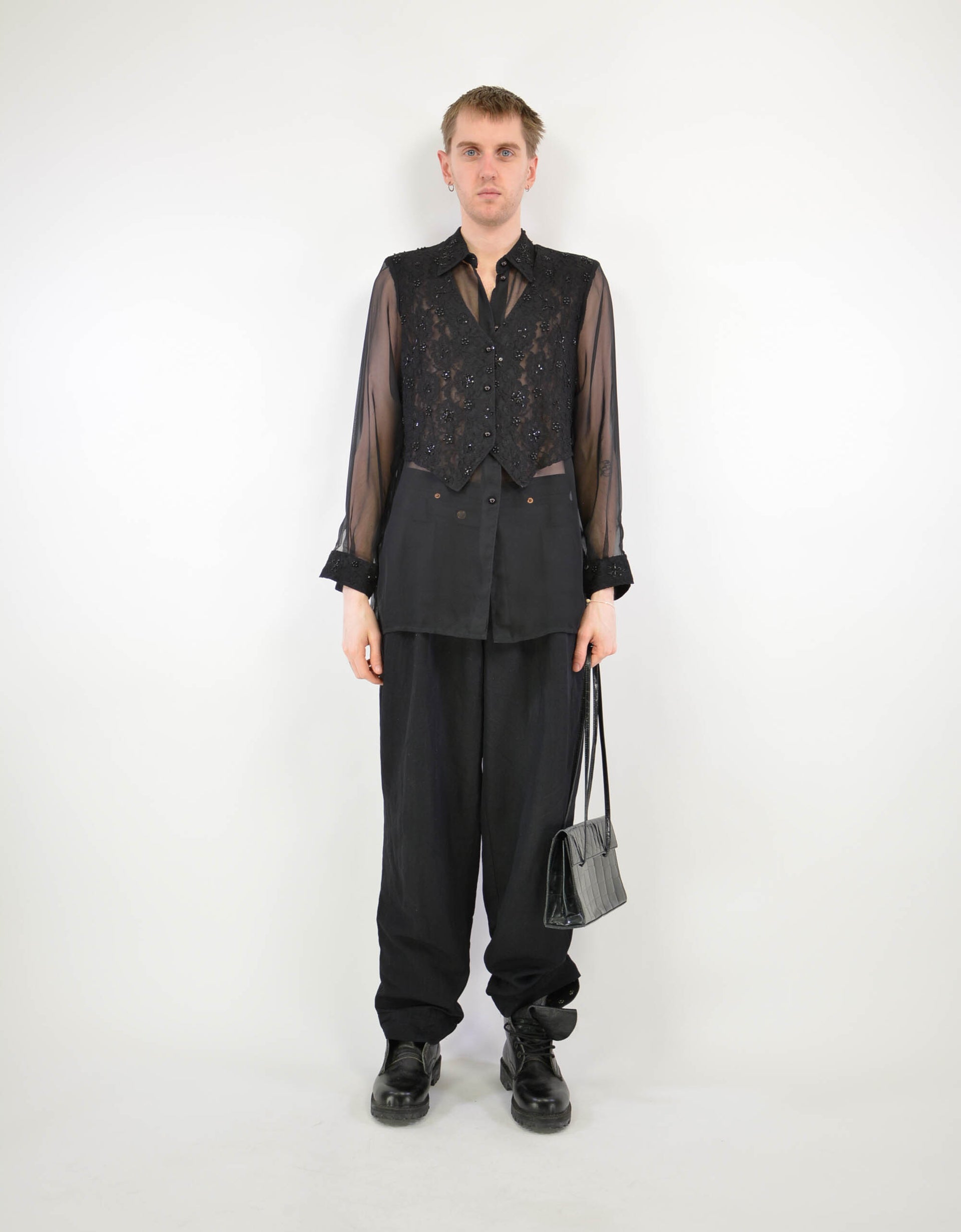 Transparent blouse - PICKNWEIGHT - VINTAGE KILO STORE