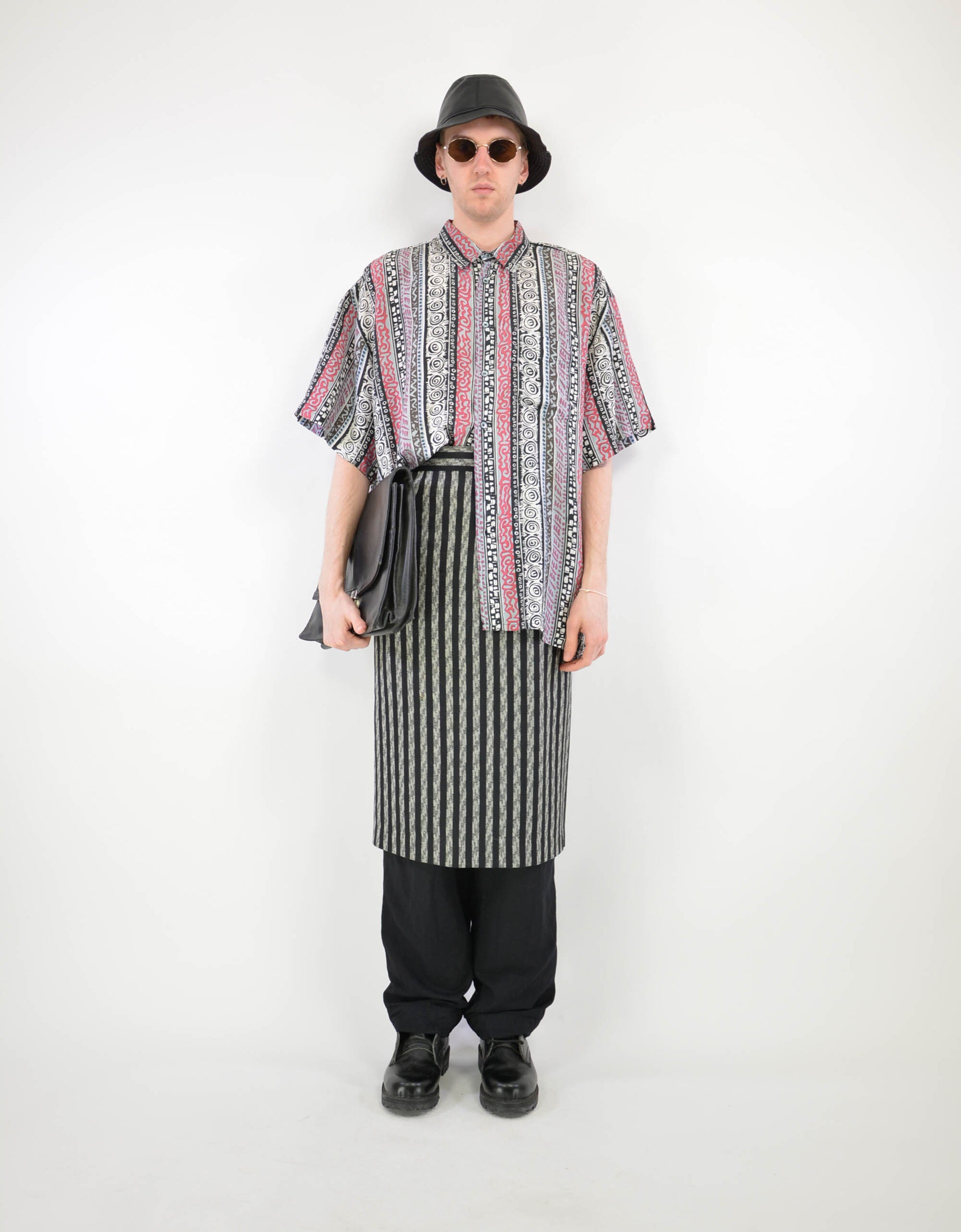 90s print shirt - PICKNWEIGHT - VINTAGE KILO STORE