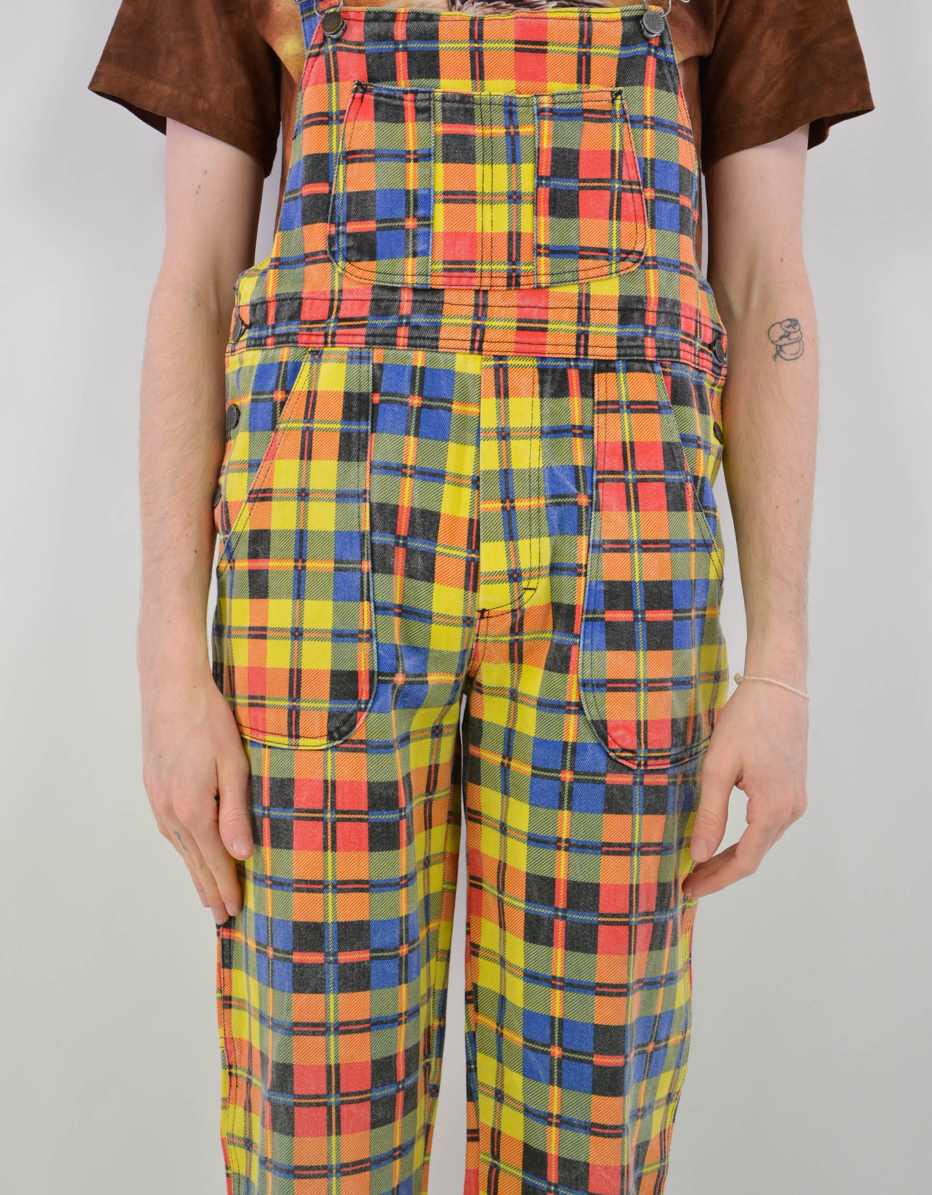 80s print dungarees - PICKNWEIGHT - VINTAGE KILO STORE