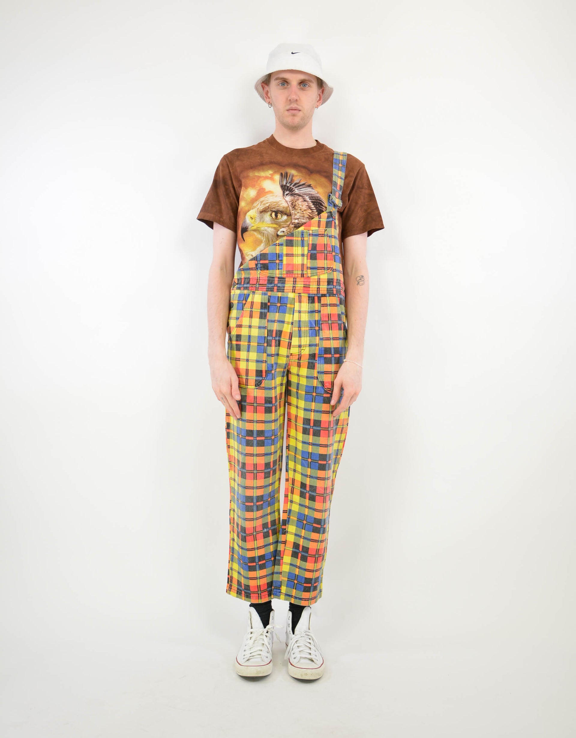 80s print dungarees - PICKNWEIGHT - VINTAGE KILO STORE