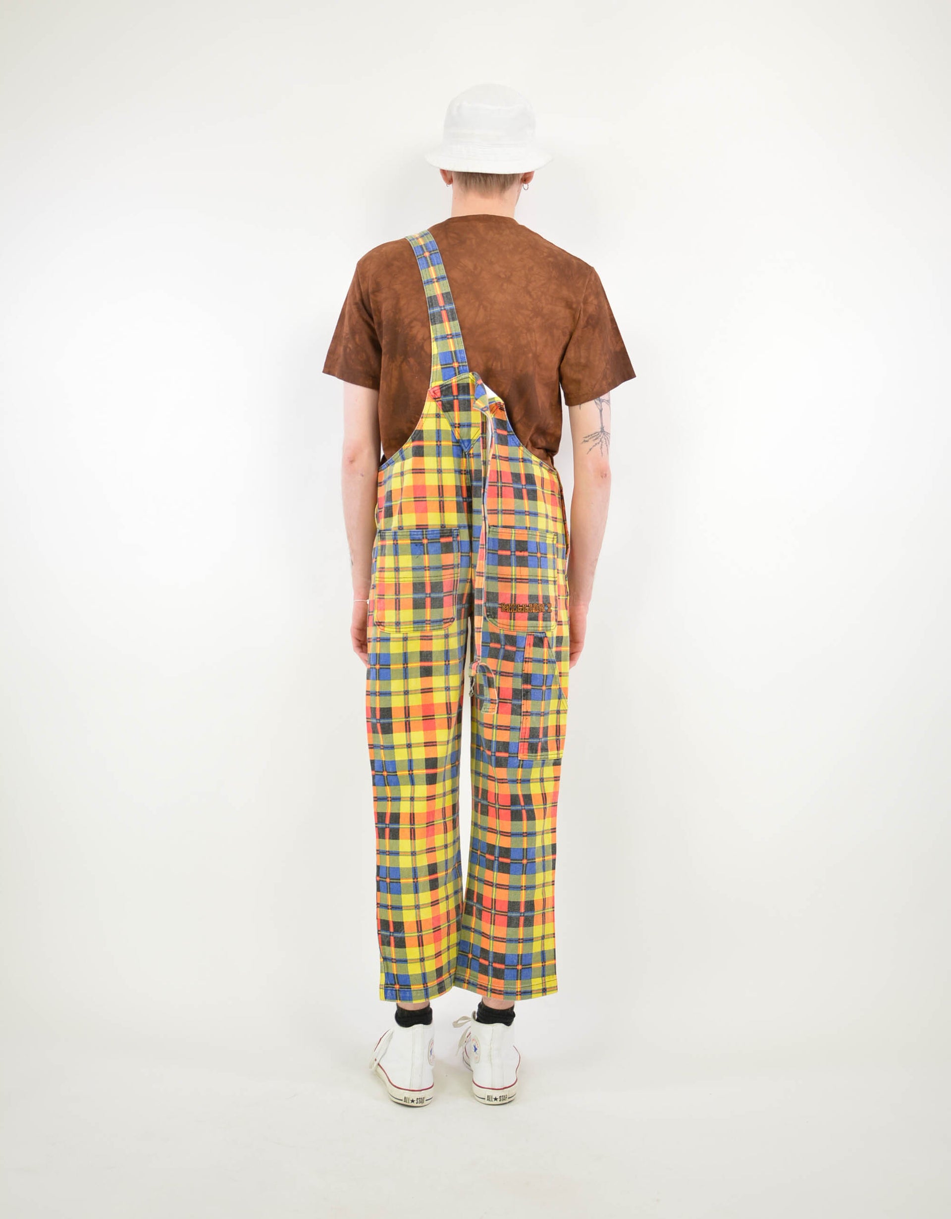 80s print dungarees - PICKNWEIGHT - VINTAGE KILO STORE