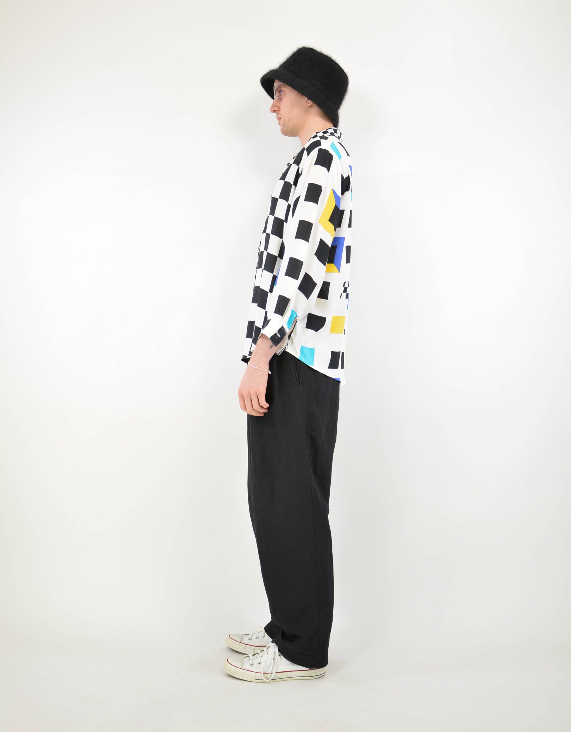 80s print blouse - PICKNWEIGHT - VINTAGE KILO STORE