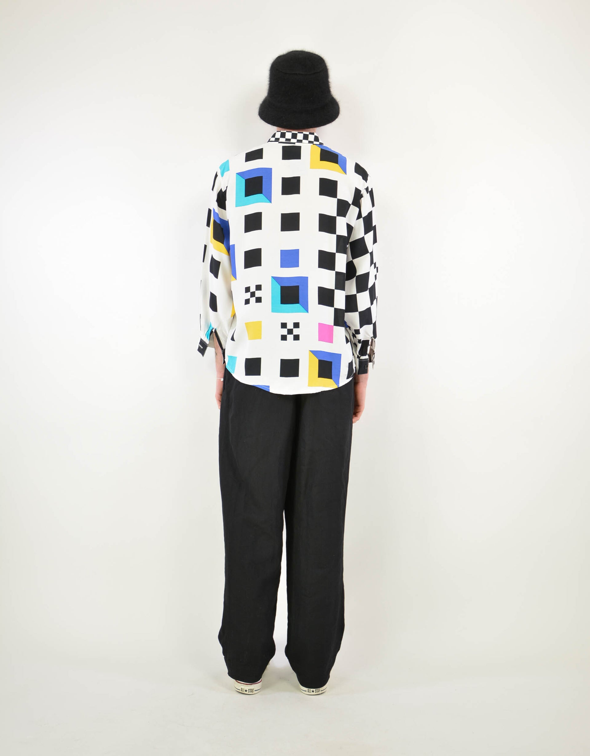 80s print blouse - PICKNWEIGHT - VINTAGE KILO STORE