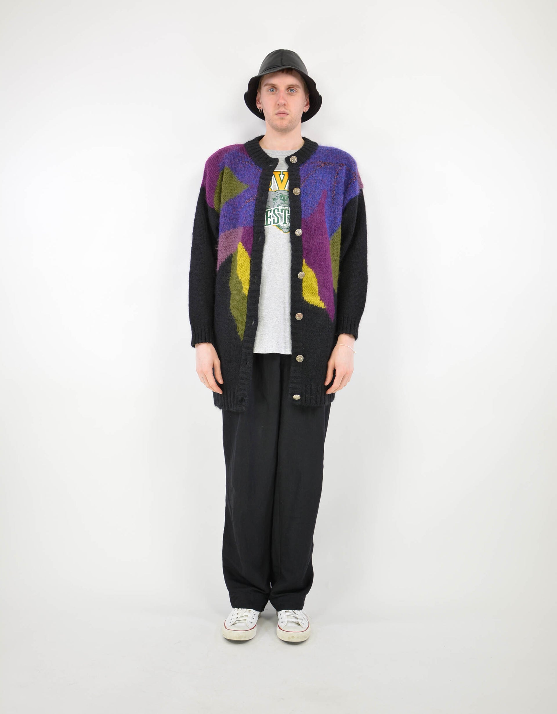 90s knitwear cardigan - PICKNWEIGHT - VINTAGE KILO STORE
