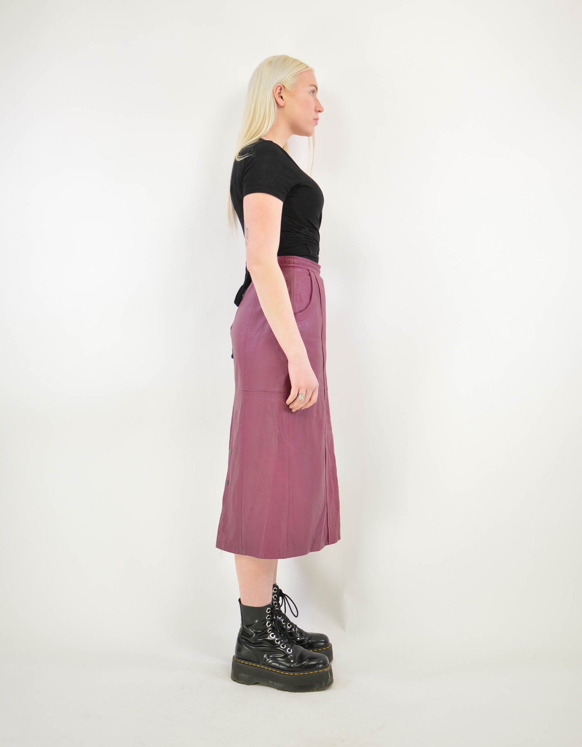 Leather skirt - PICKNWEIGHT - VINTAGE KILO STORE
