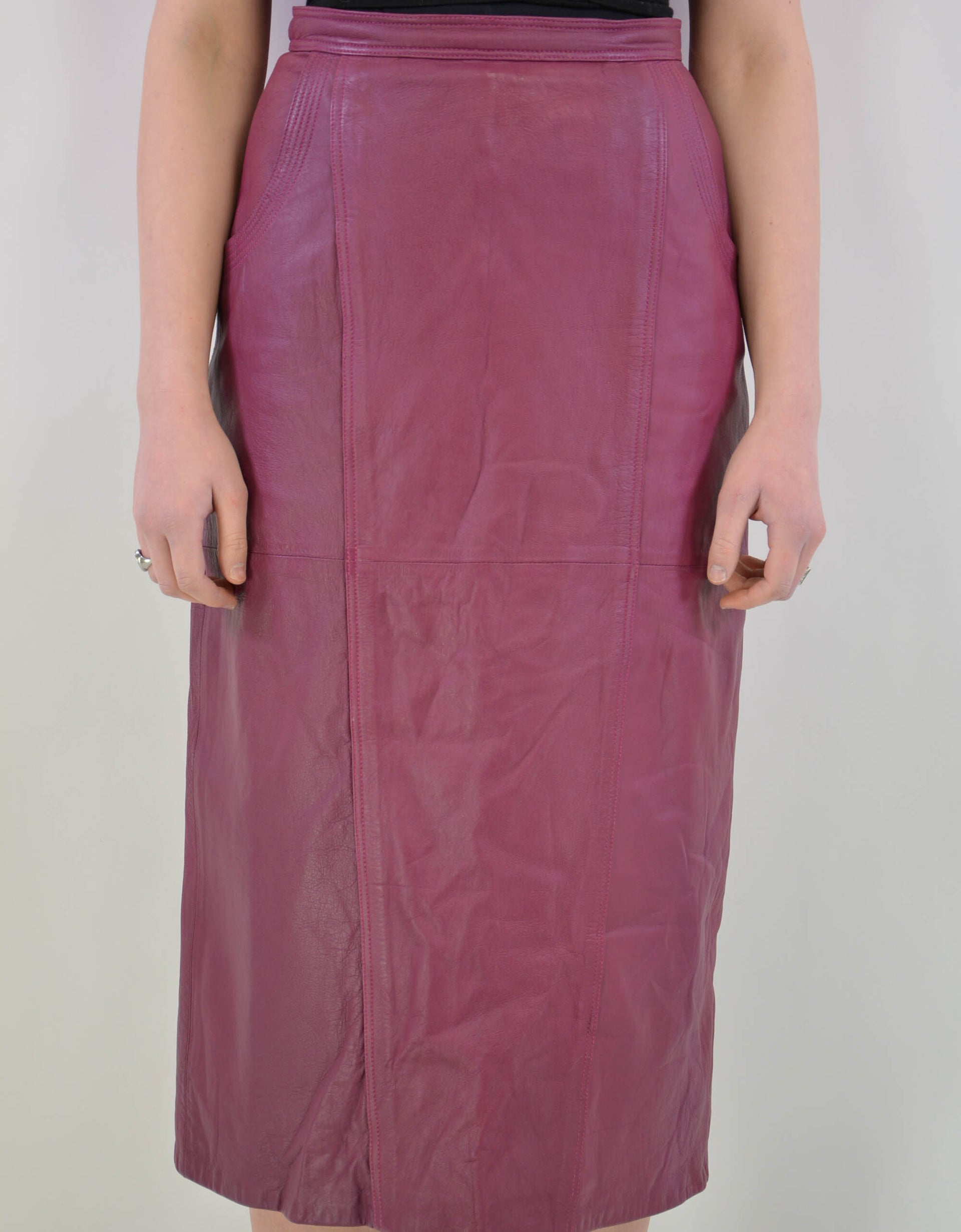 Leather skirt - PICKNWEIGHT - VINTAGE KILO STORE