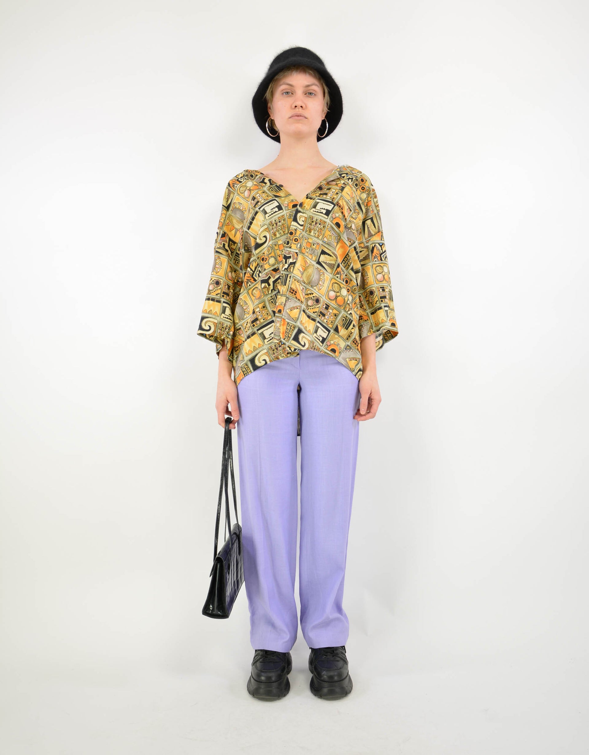 80s print shirt - PICKNWEIGHT - VINTAGE KILO STORE