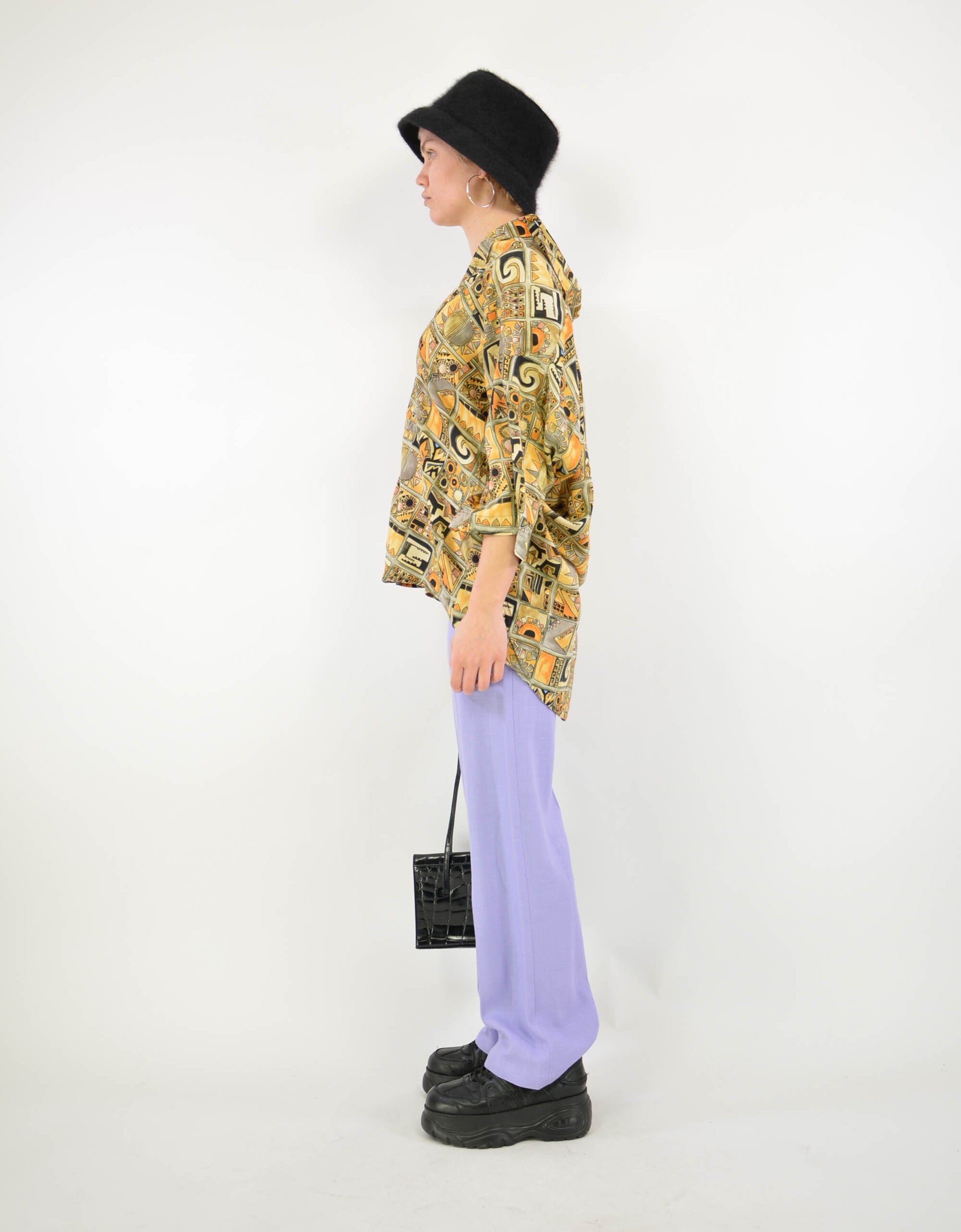 80s print shirt - PICKNWEIGHT - VINTAGE KILO STORE