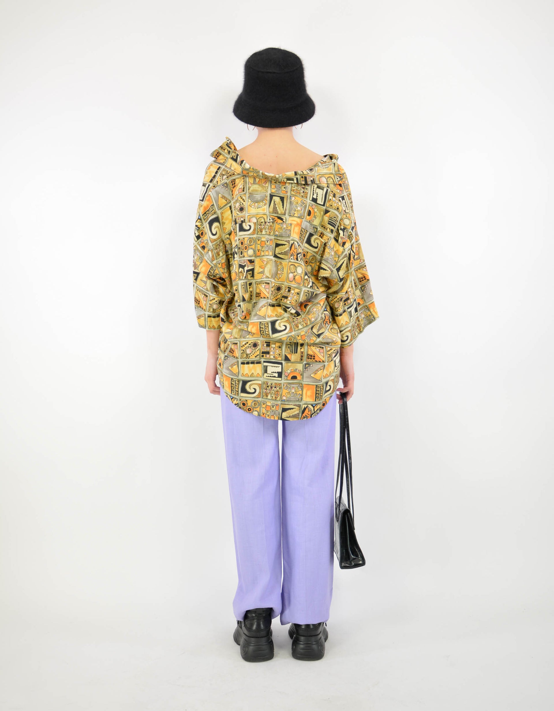 80s print shirt - PICKNWEIGHT - VINTAGE KILO STORE