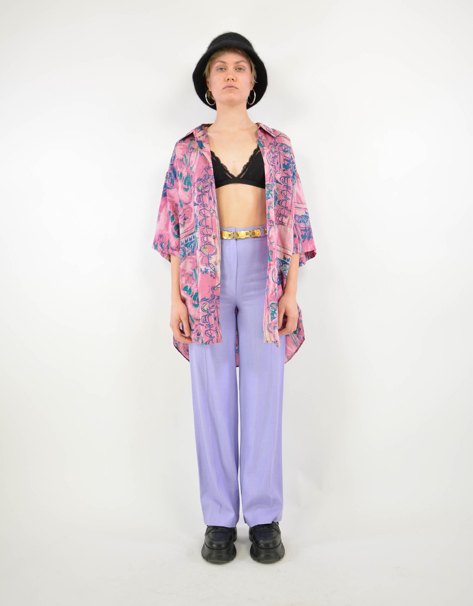 80s silk shirt - PICKNWEIGHT - VINTAGE KILO STORE