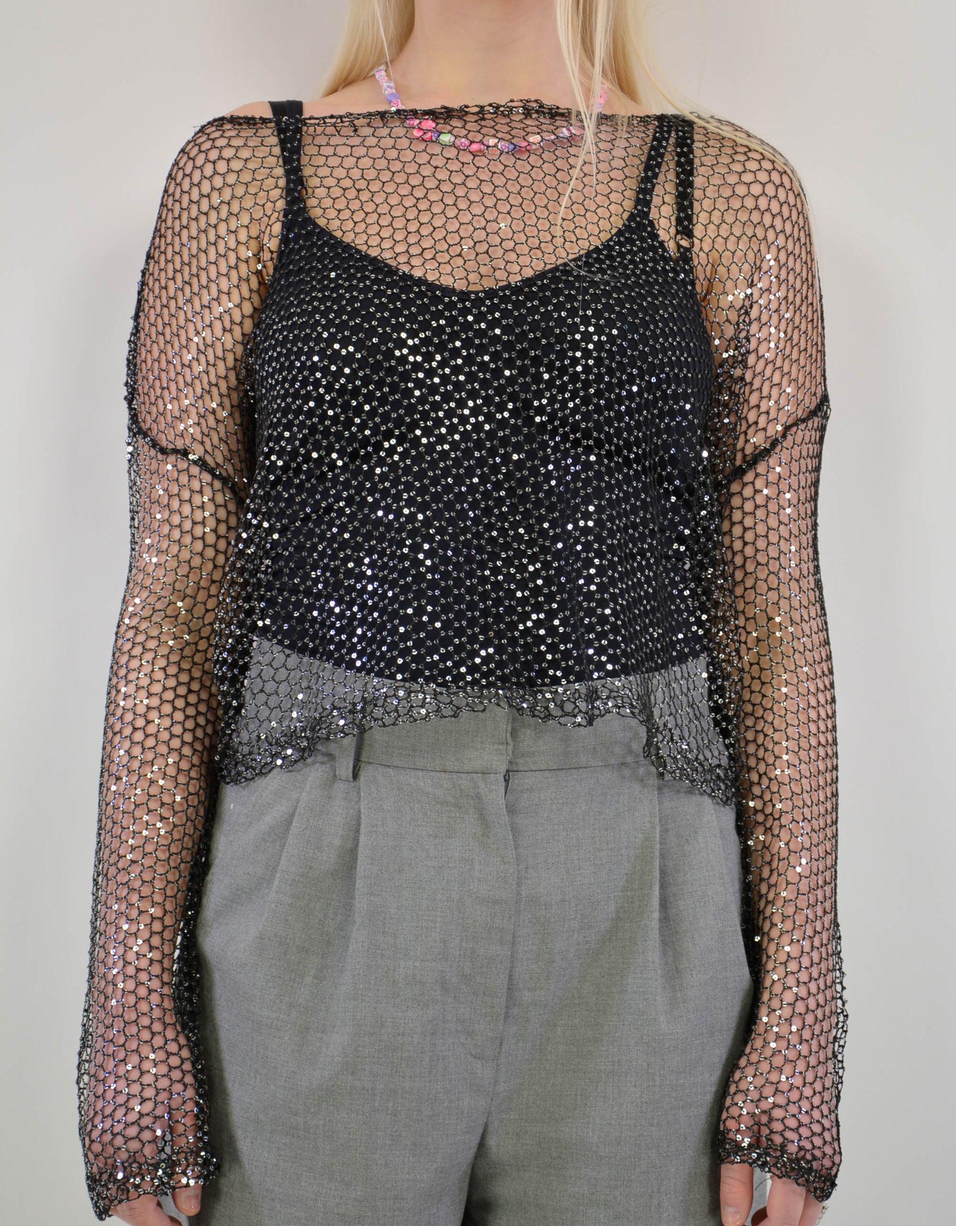Lurex blouse - PICKNWEIGHT - VINTAGE KILO STORE