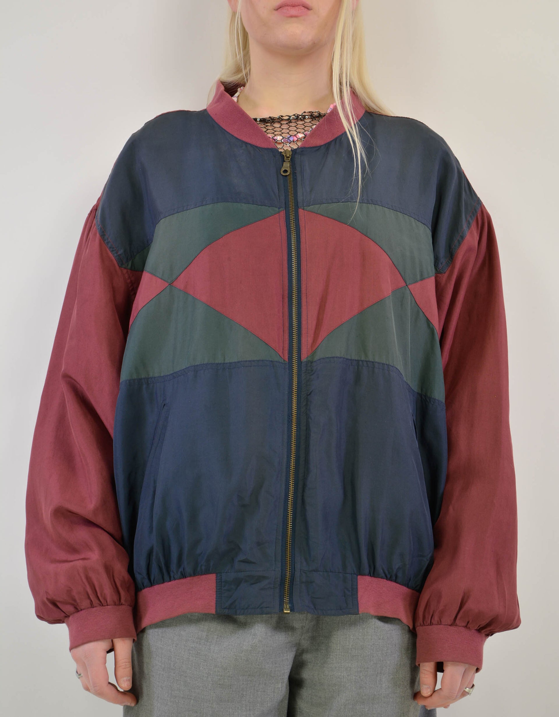 90s silk jacket - PICKNWEIGHT - VINTAGE KILO STORE