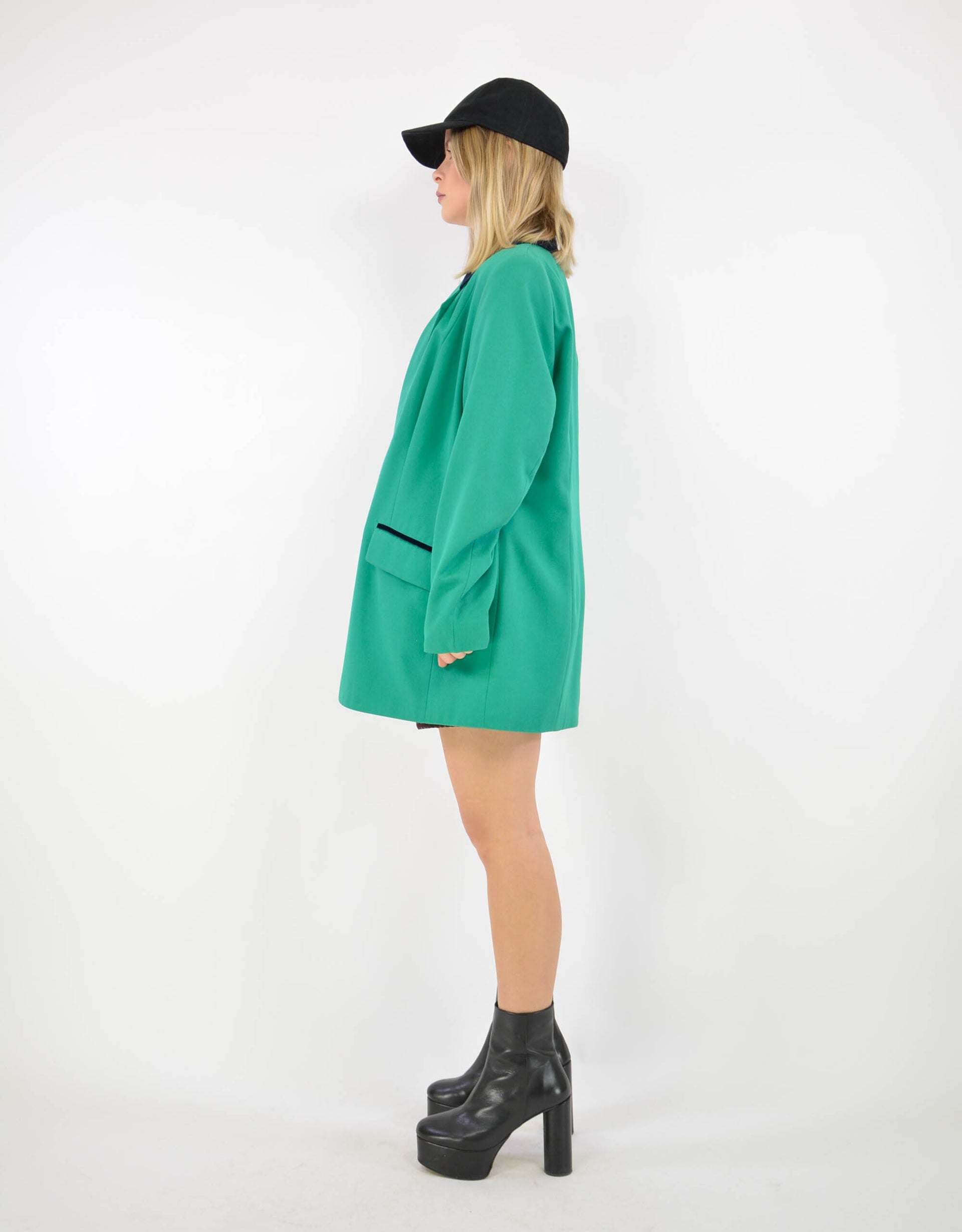 Green 80s blazer - PICKNWEIGHT - VINTAGE KILO STORE