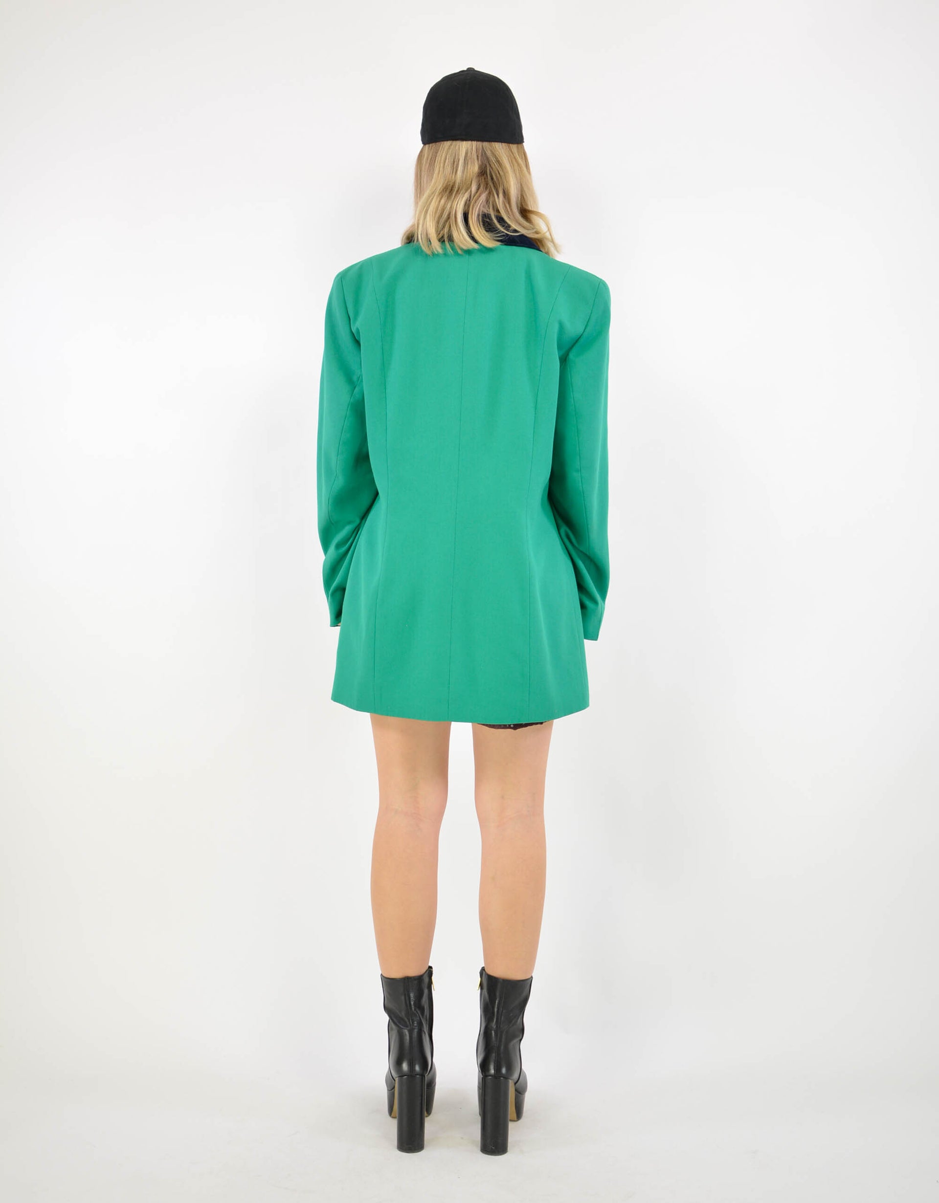 Green 80s blazer - PICKNWEIGHT - VINTAGE KILO STORE