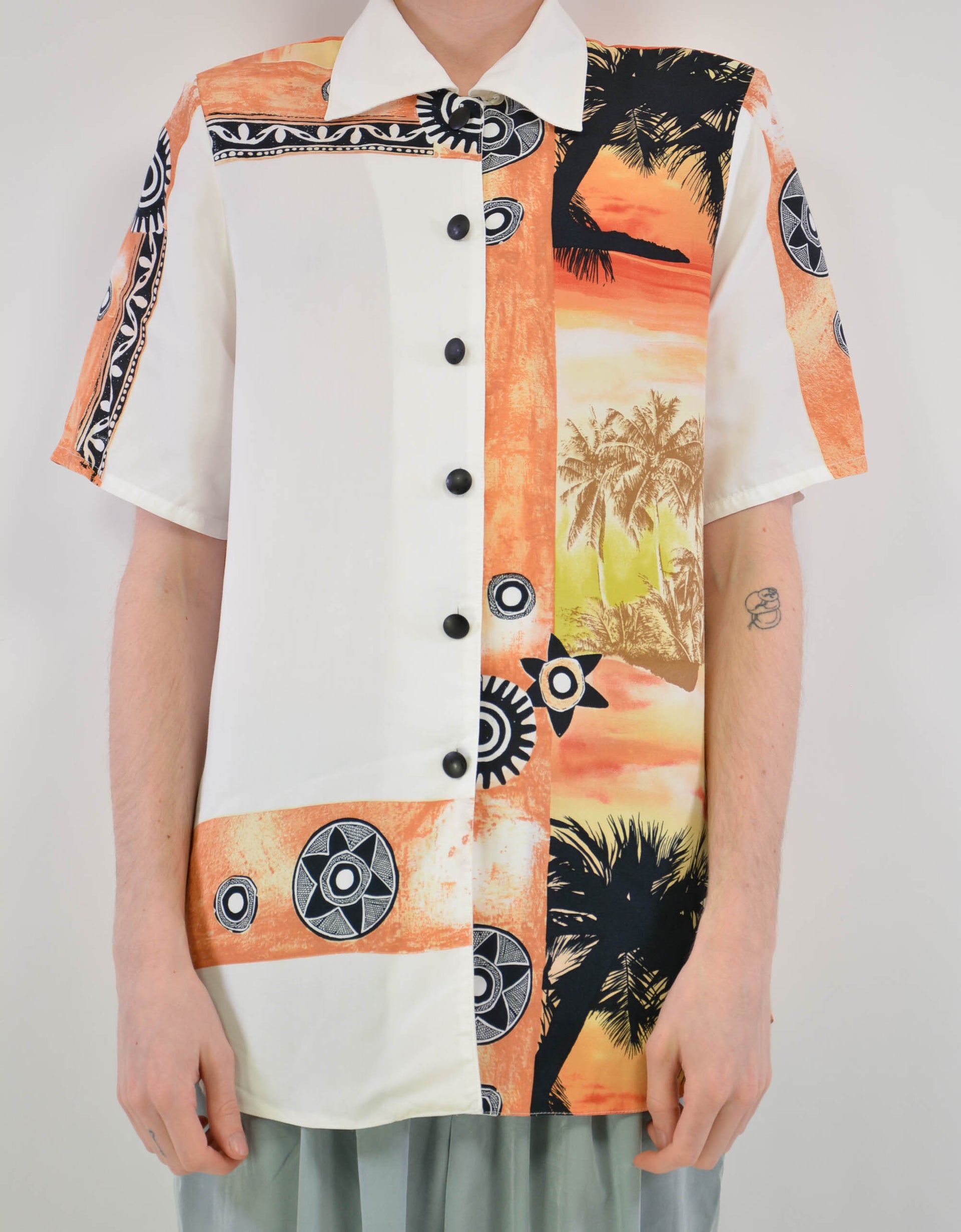 Hawaiian print blouse - PICKNWEIGHT - VINTAGE KILO STORE