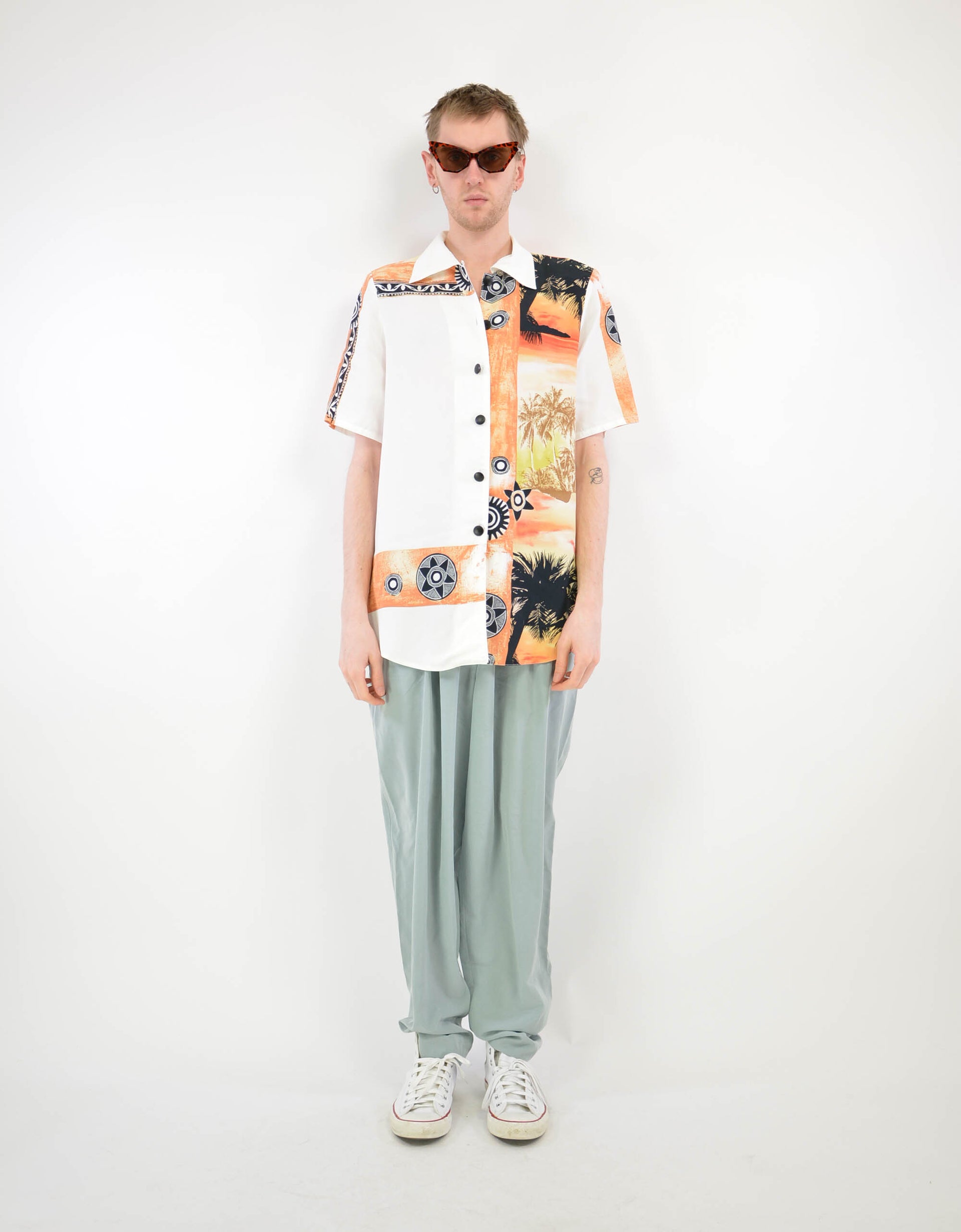 Hawaiian print blouse - PICKNWEIGHT - VINTAGE KILO STORE