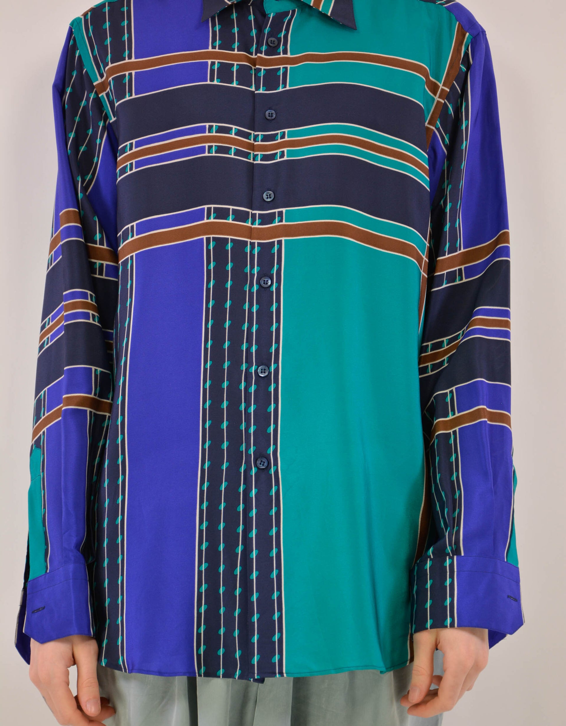Printed silk shirt - PICKNWEIGHT - VINTAGE KILO STORE