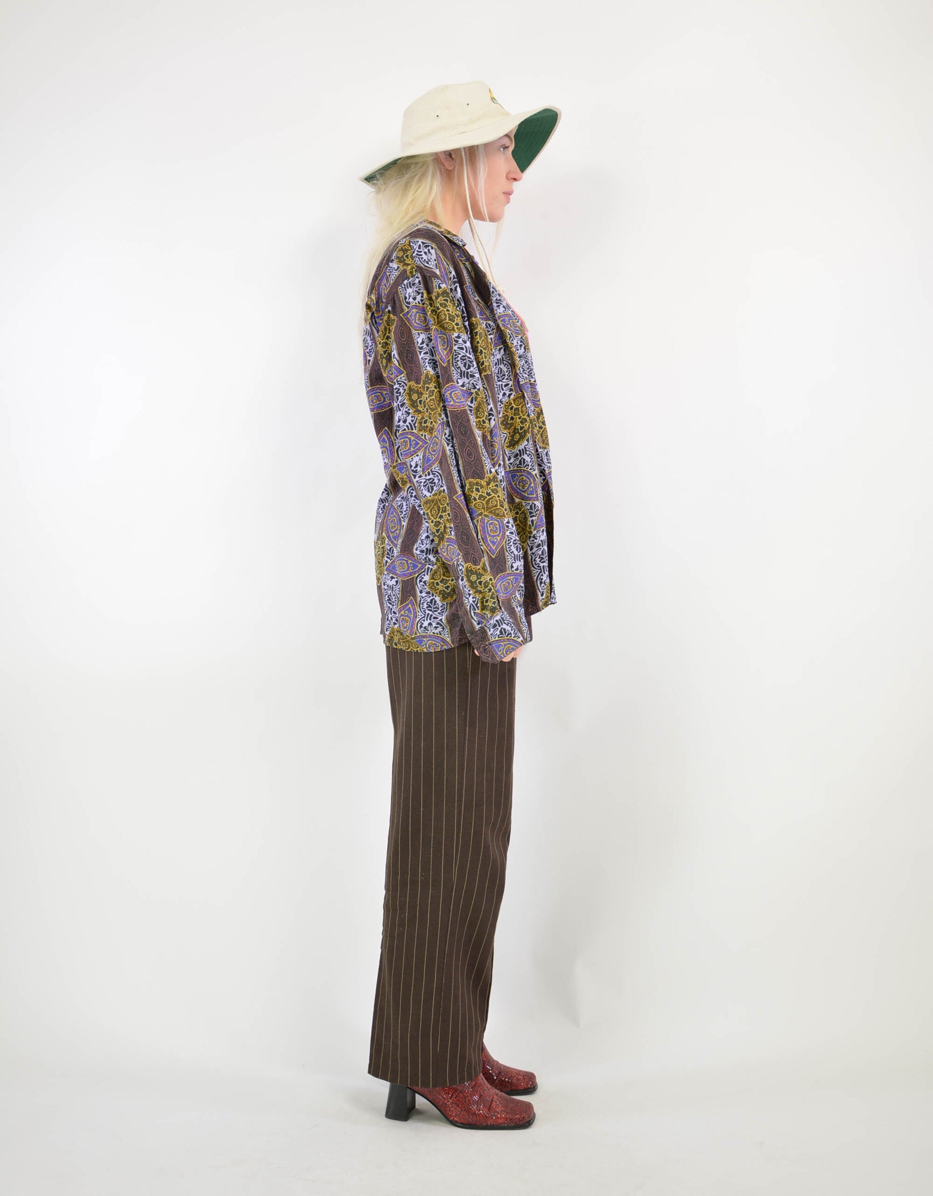 Paisley silk shirt - PICKNWEIGHT - VINTAGE KILO STORE