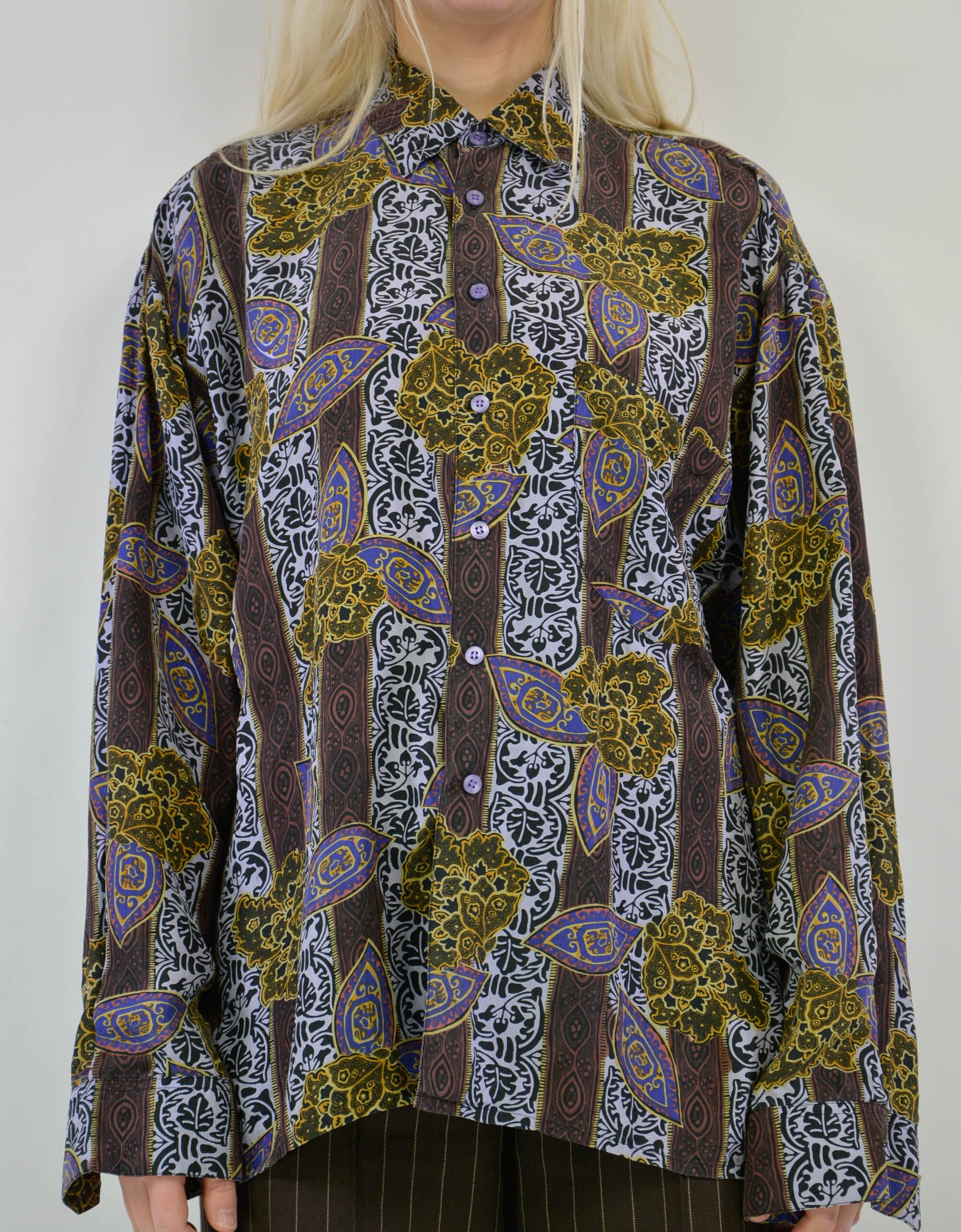 Paisley silk shirt - PICKNWEIGHT - VINTAGE KILO STORE